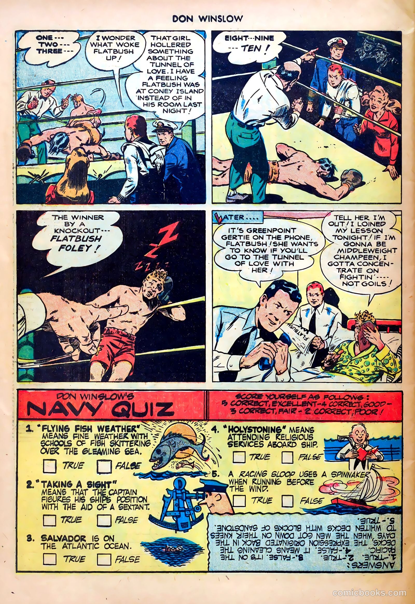 Don Winslow of the Navy #64 (1948) — page 32 of 36