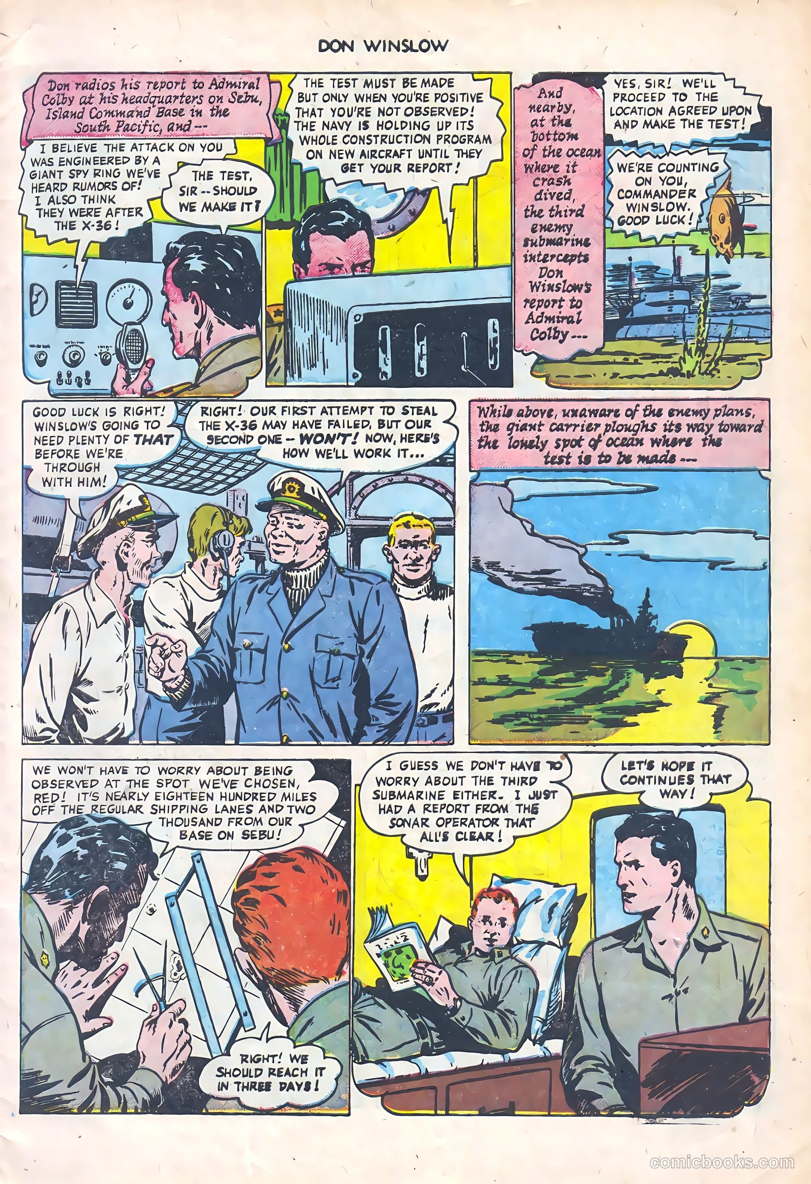 Don Winslow of the Navy #65 (1951) — page 7 of 36