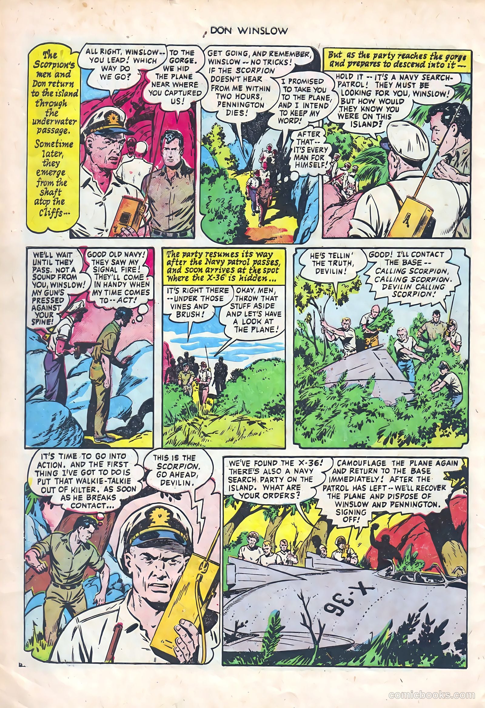 Don Winslow of the Navy #65 (1951) — page 28 of 36