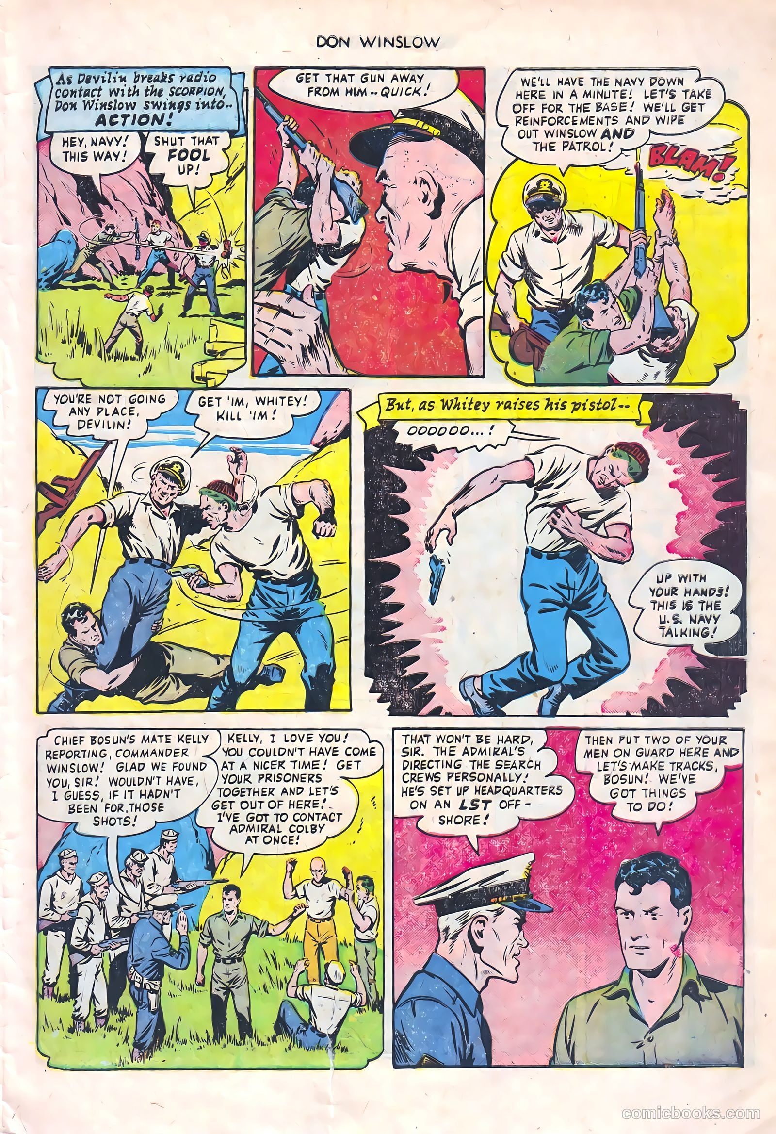 Don Winslow of the Navy #65 (1951) — page 29 of 36