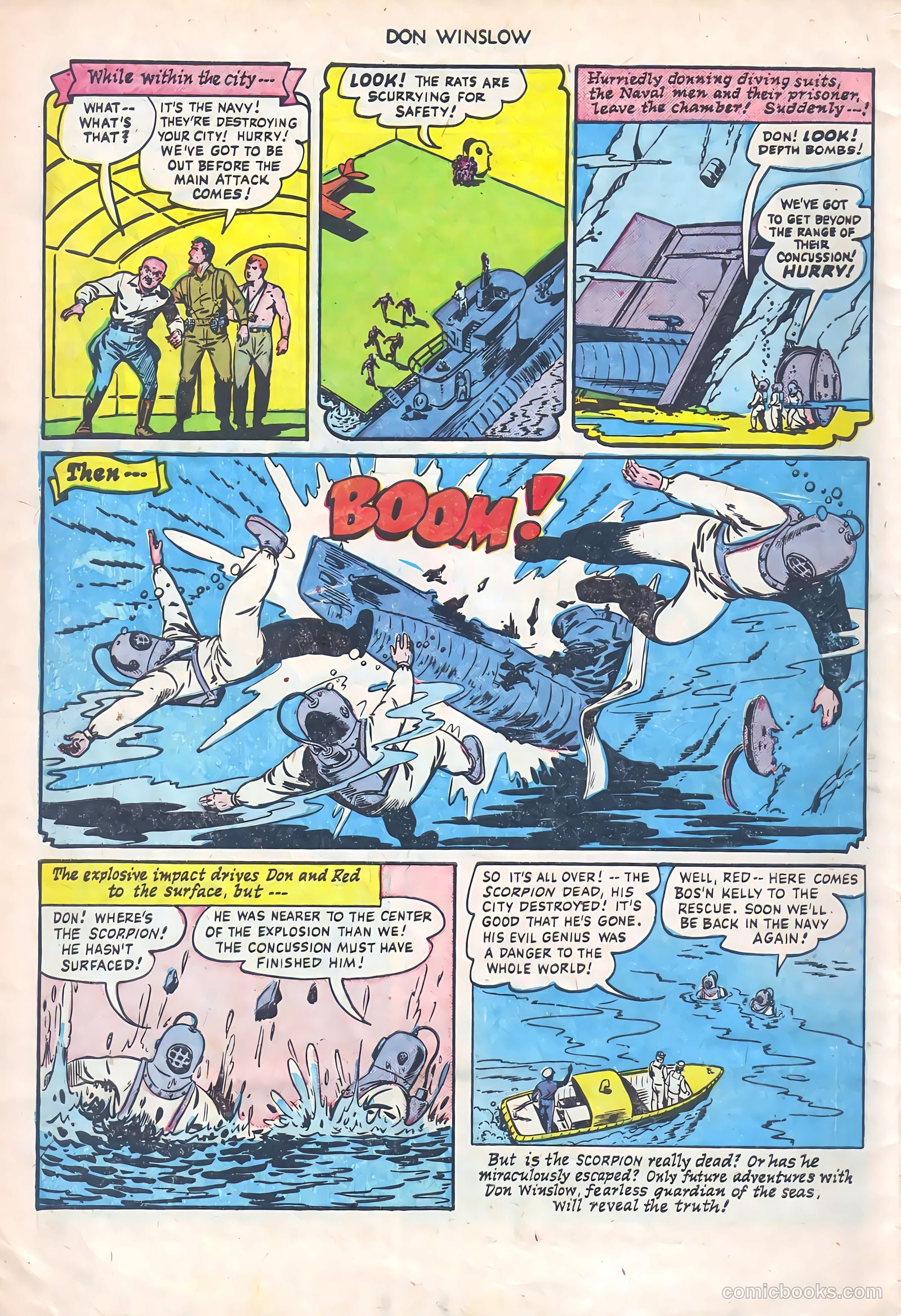 Don Winslow of the Navy #65 (1951) — page 34 of 36