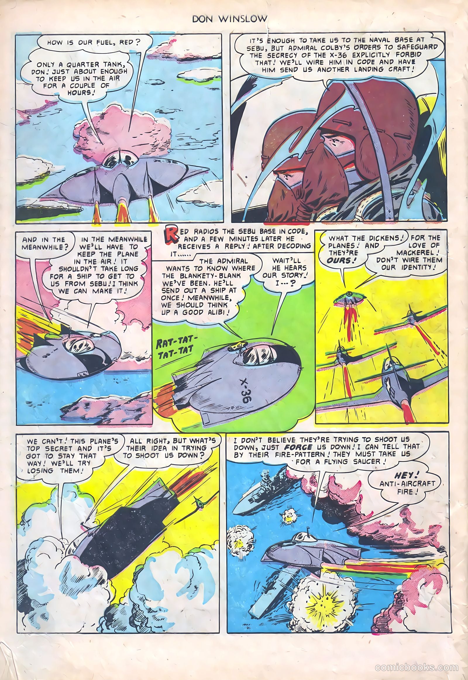 Don Winslow of the Navy #66 (1951) — page 32 of 36