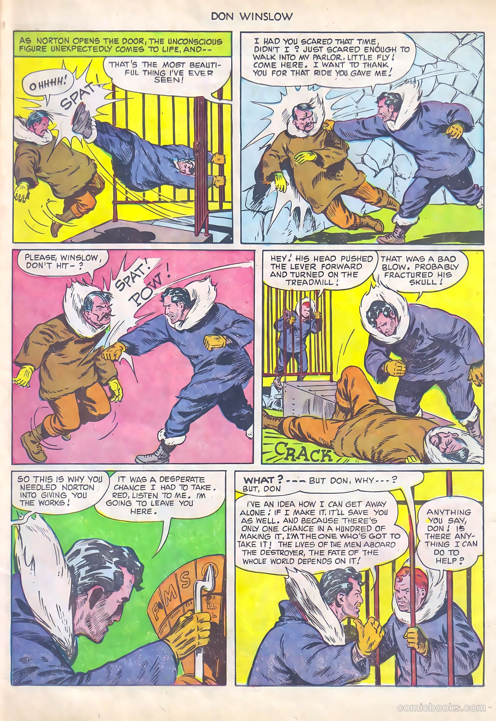 Don Winslow of the Navy #67 (1951) — page 23 of 36