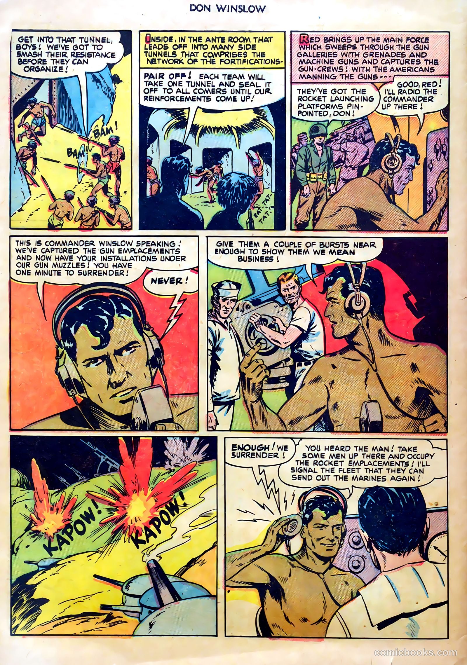 Don Winslow of the Navy #68 (1951) — page 32 of 36