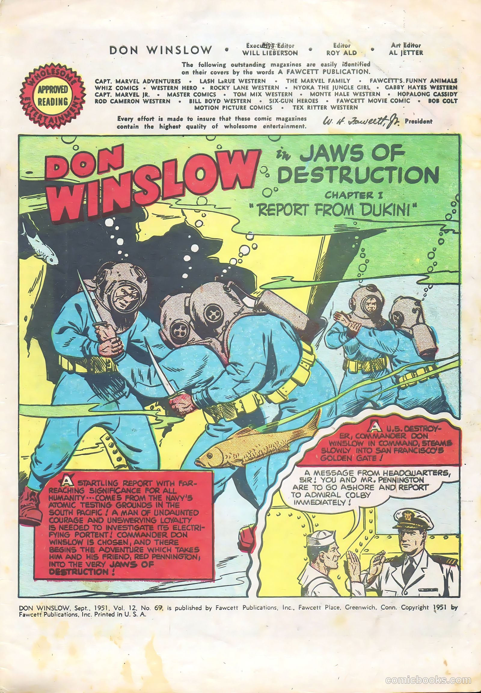 Don Winslow of the Navy #69 (1951) — page 3 of 36