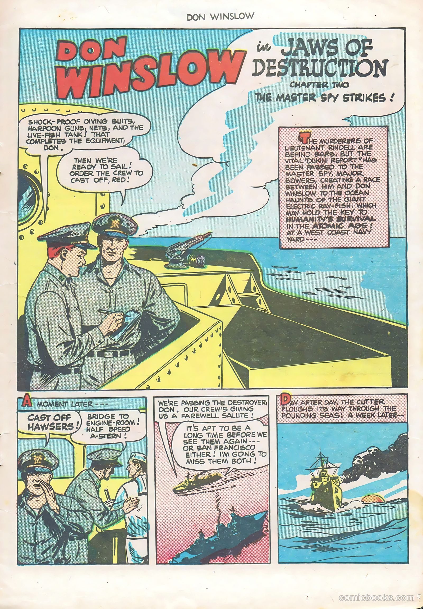 Don Winslow of the Navy #69 (1951) — page 13 of 36