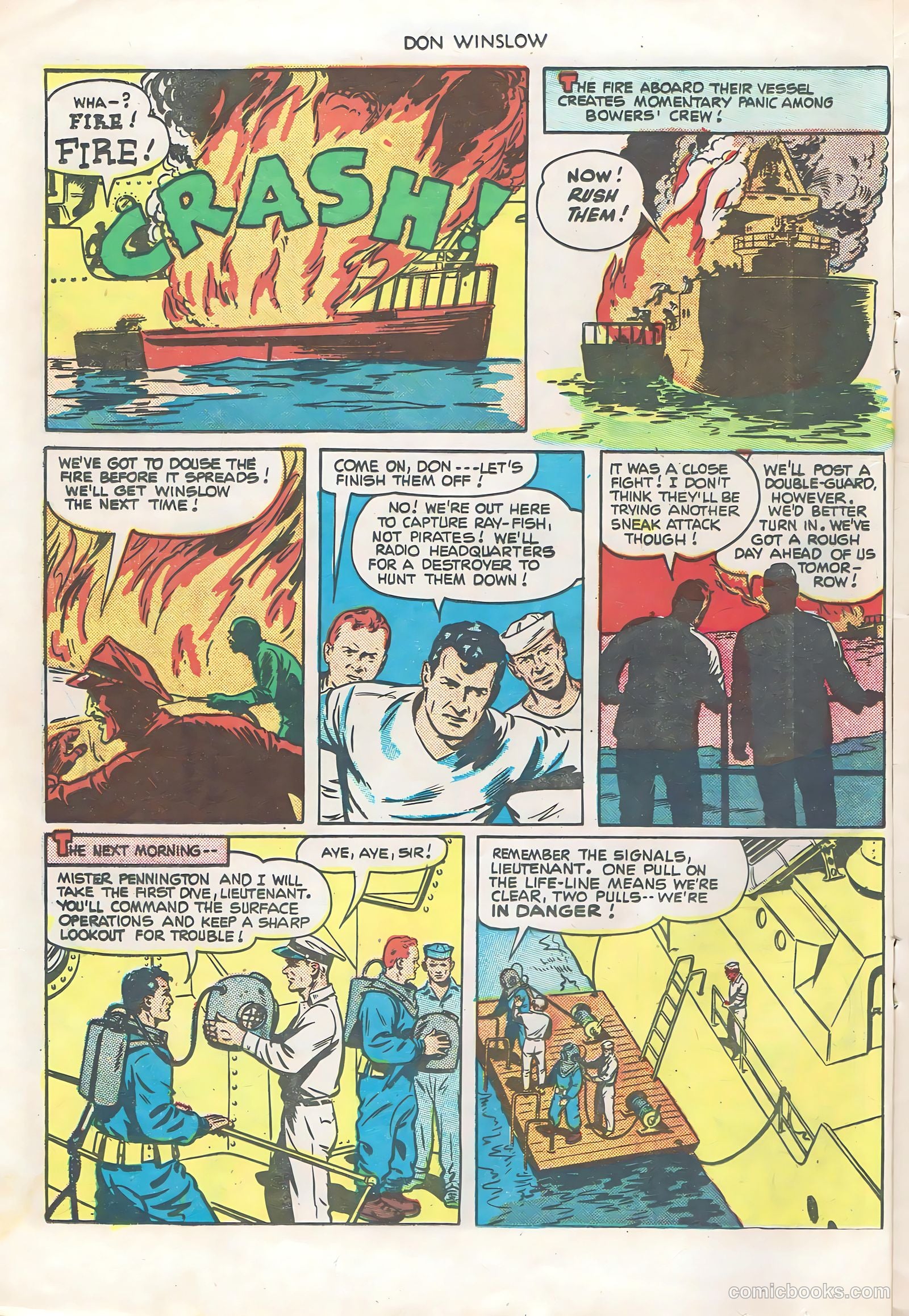 Don Winslow of the Navy #69 (1951) — page 16 of 36