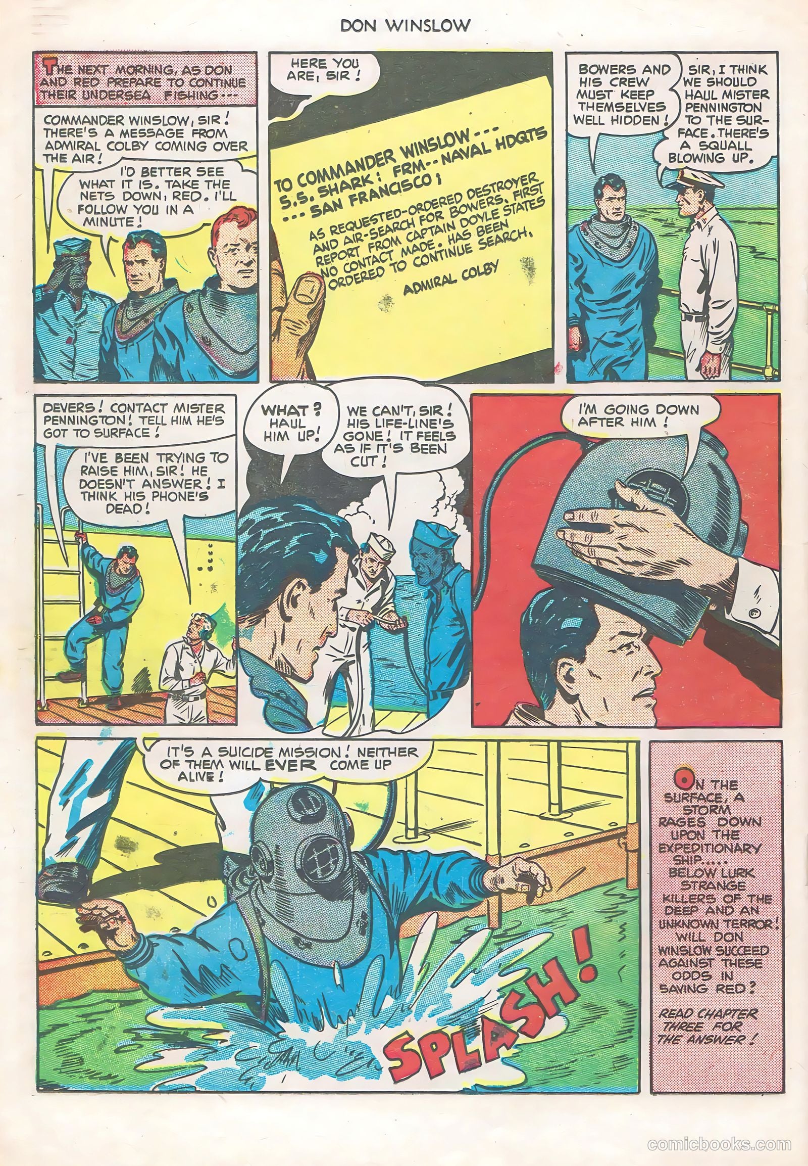 Don Winslow of the Navy #69 (1951) — page 20 of 36