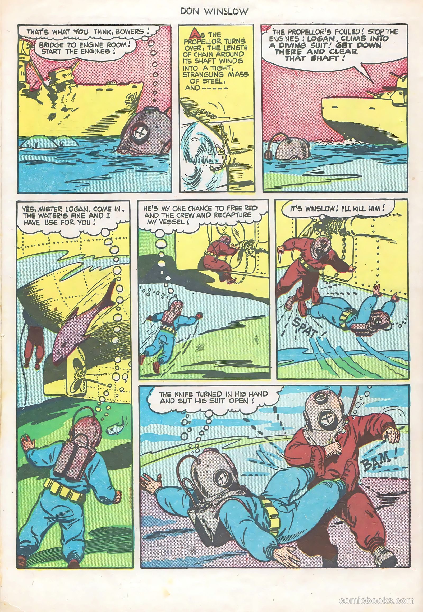Don Winslow of the Navy #69 (1951) — page 32 of 36