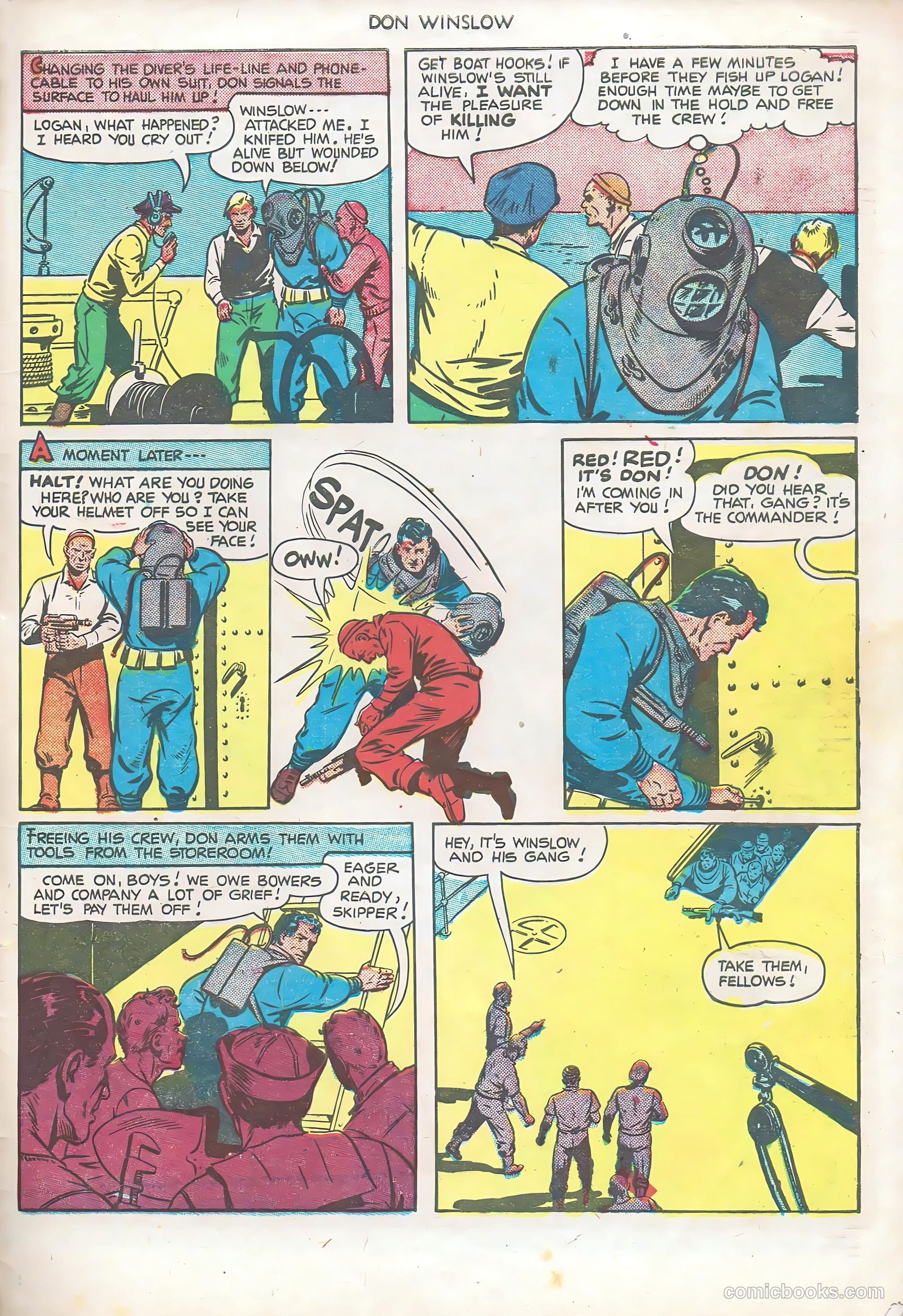 Don Winslow of the Navy #69 (1951) — page 33 of 36