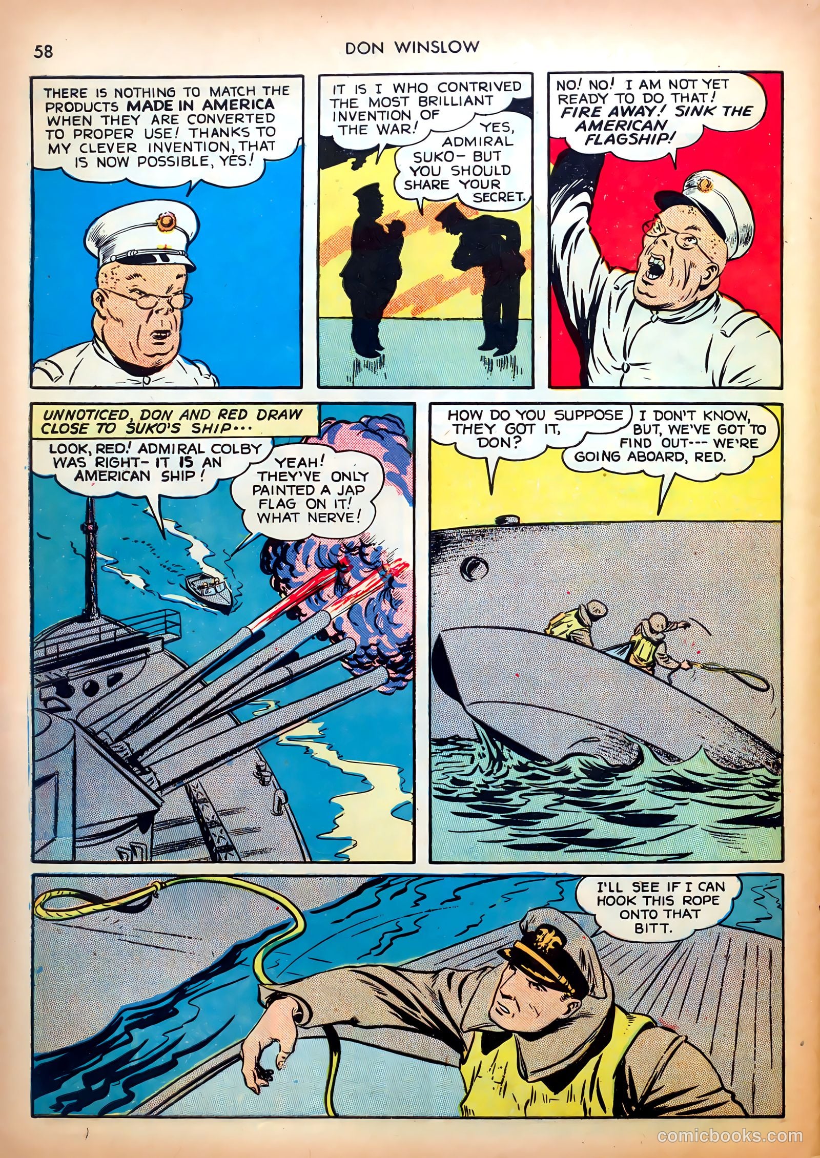 Don Winslow of the Navy #7 (1943) — page 58 of 68