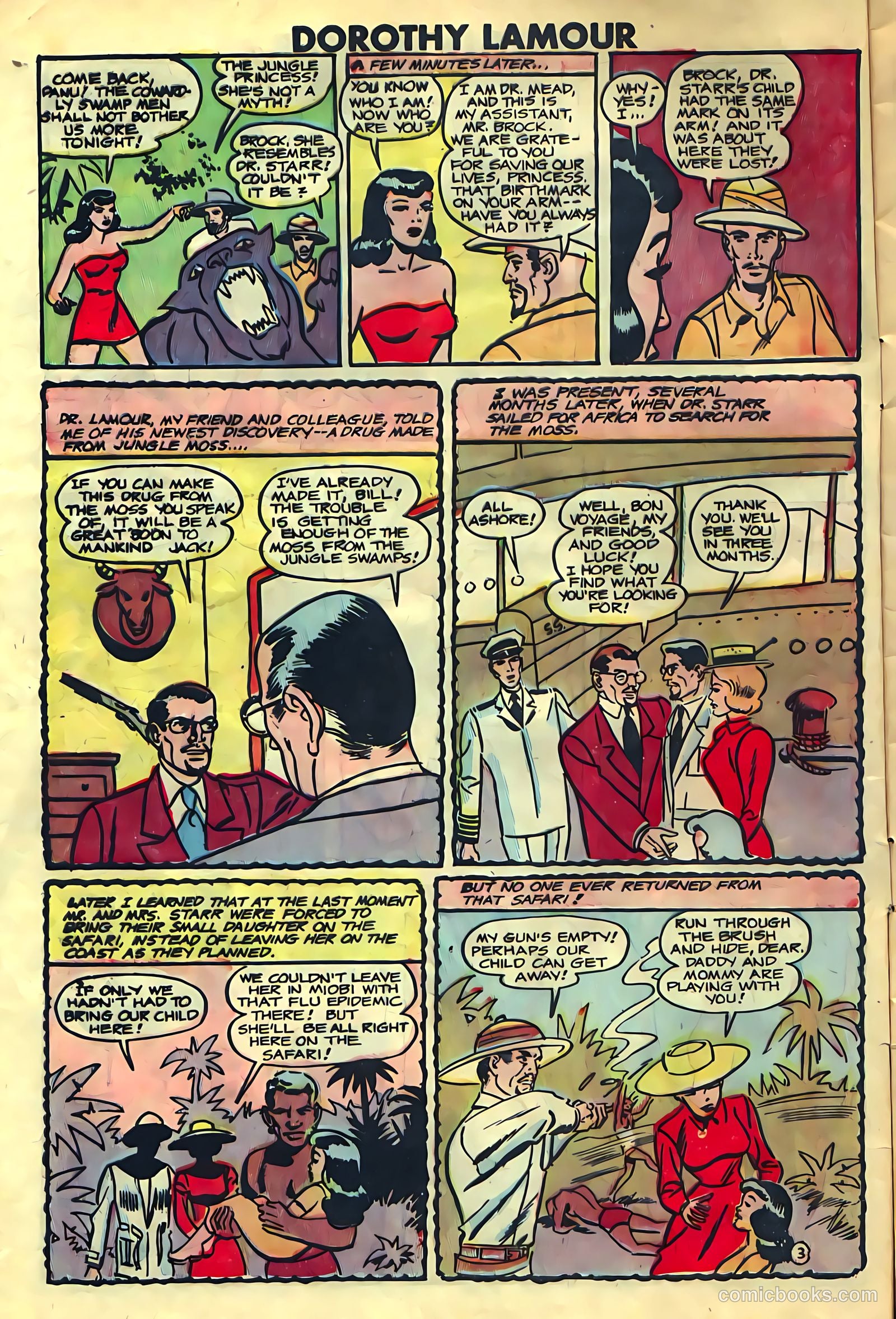 Dorothy Lamour #2 (1950) — page 4 of 36