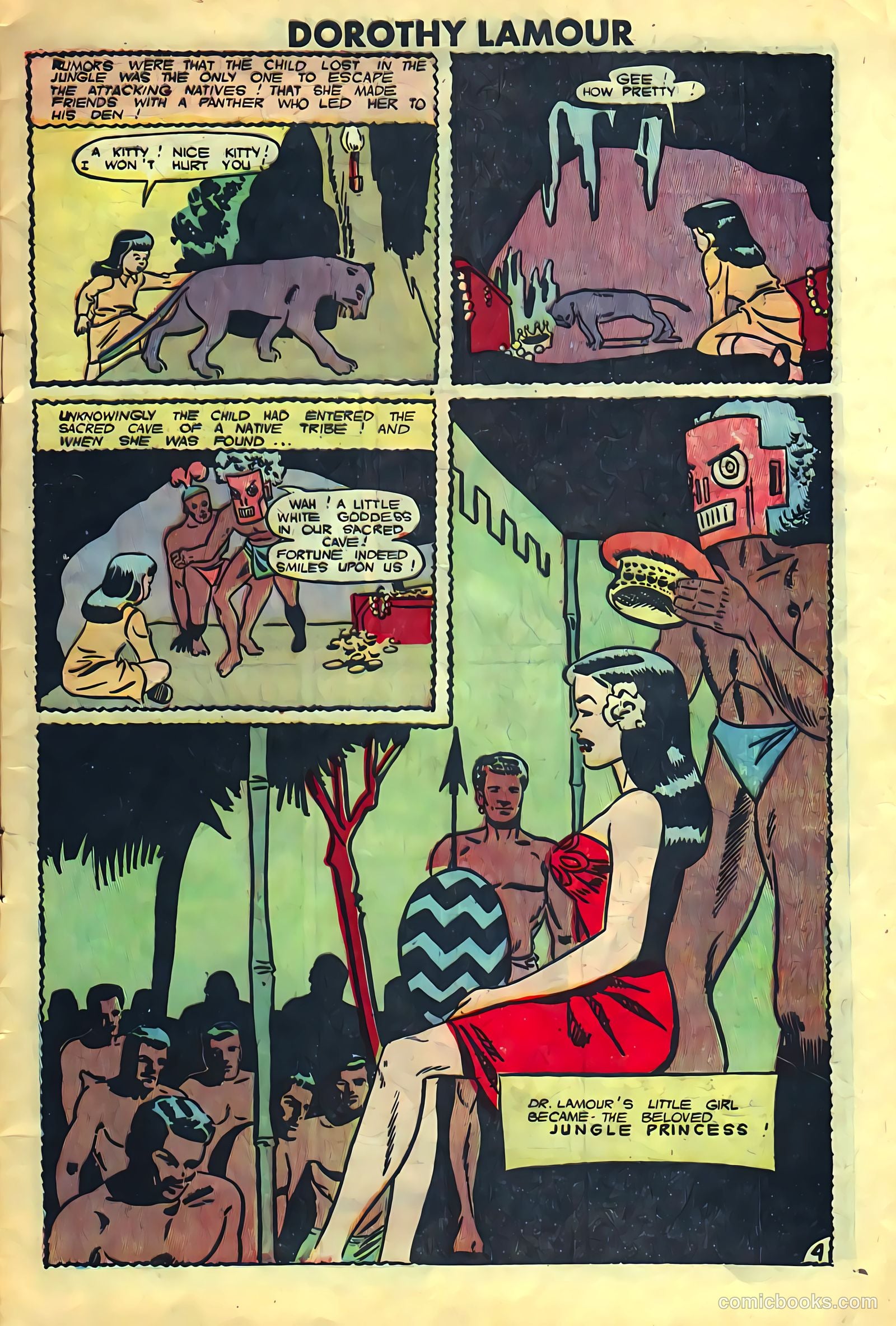 Dorothy Lamour #2 (1950) — page 5 of 36