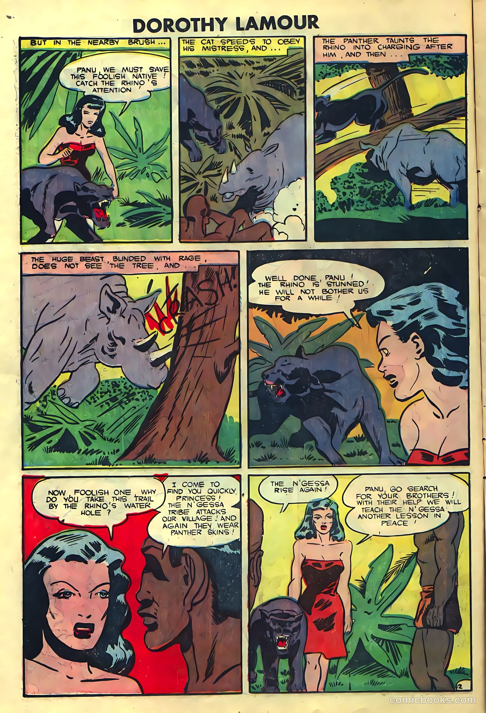 Dorothy Lamour #2 (1950) — page 14 of 36