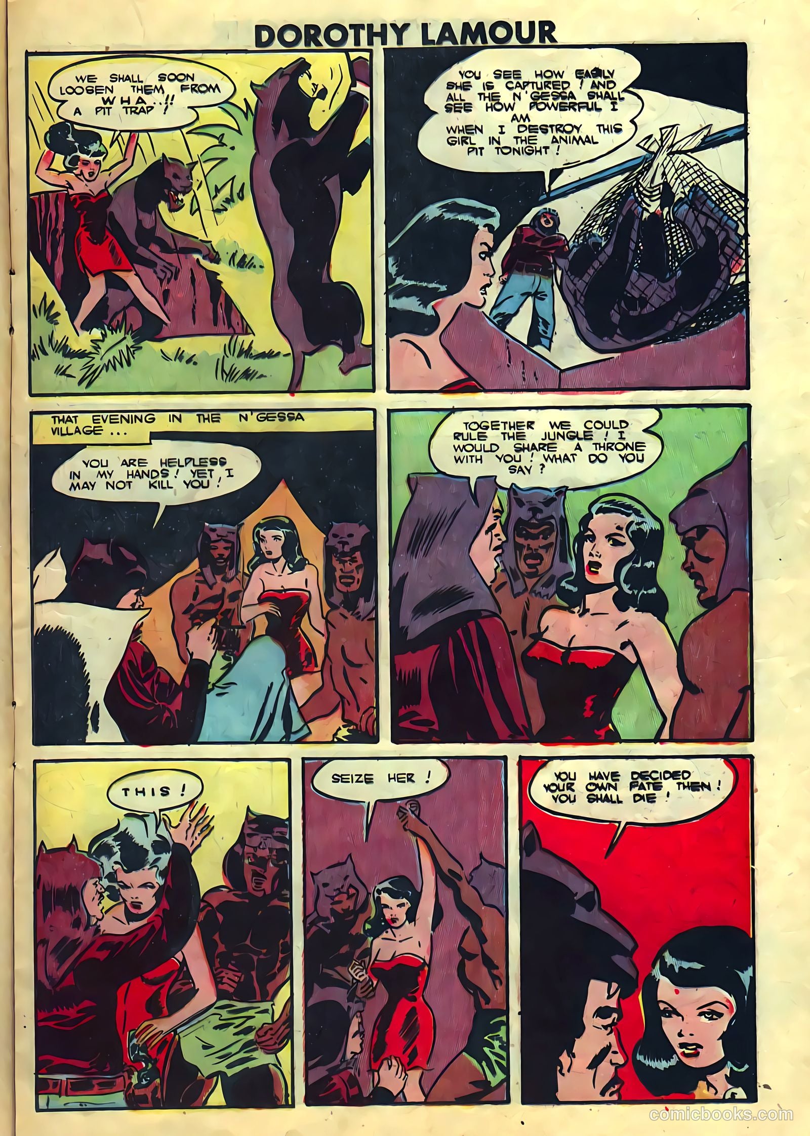 Dorothy Lamour #2 (1950) — page 17 of 36