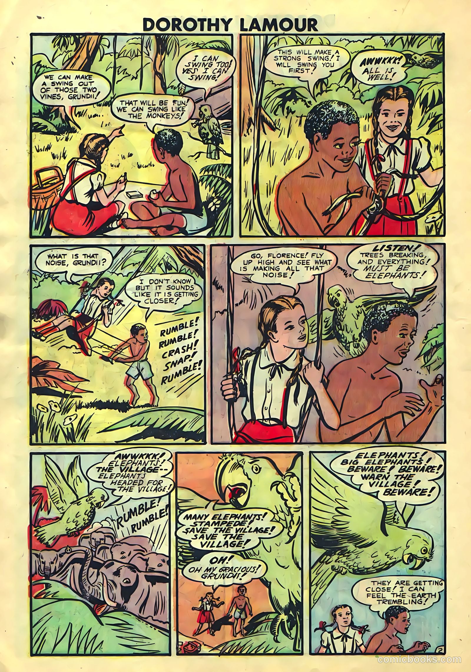 Dorothy Lamour #2 (1950) — page 22 of 36