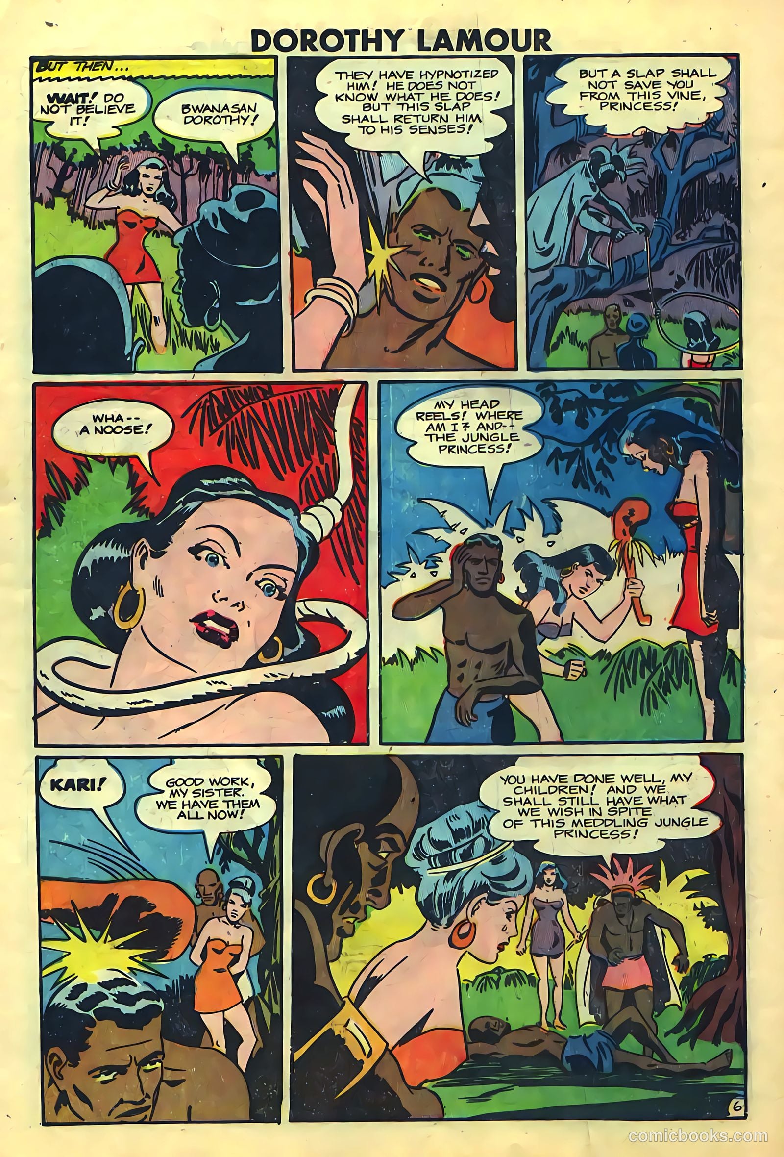 Dorothy Lamour #2 (1950) — page 30 of 36