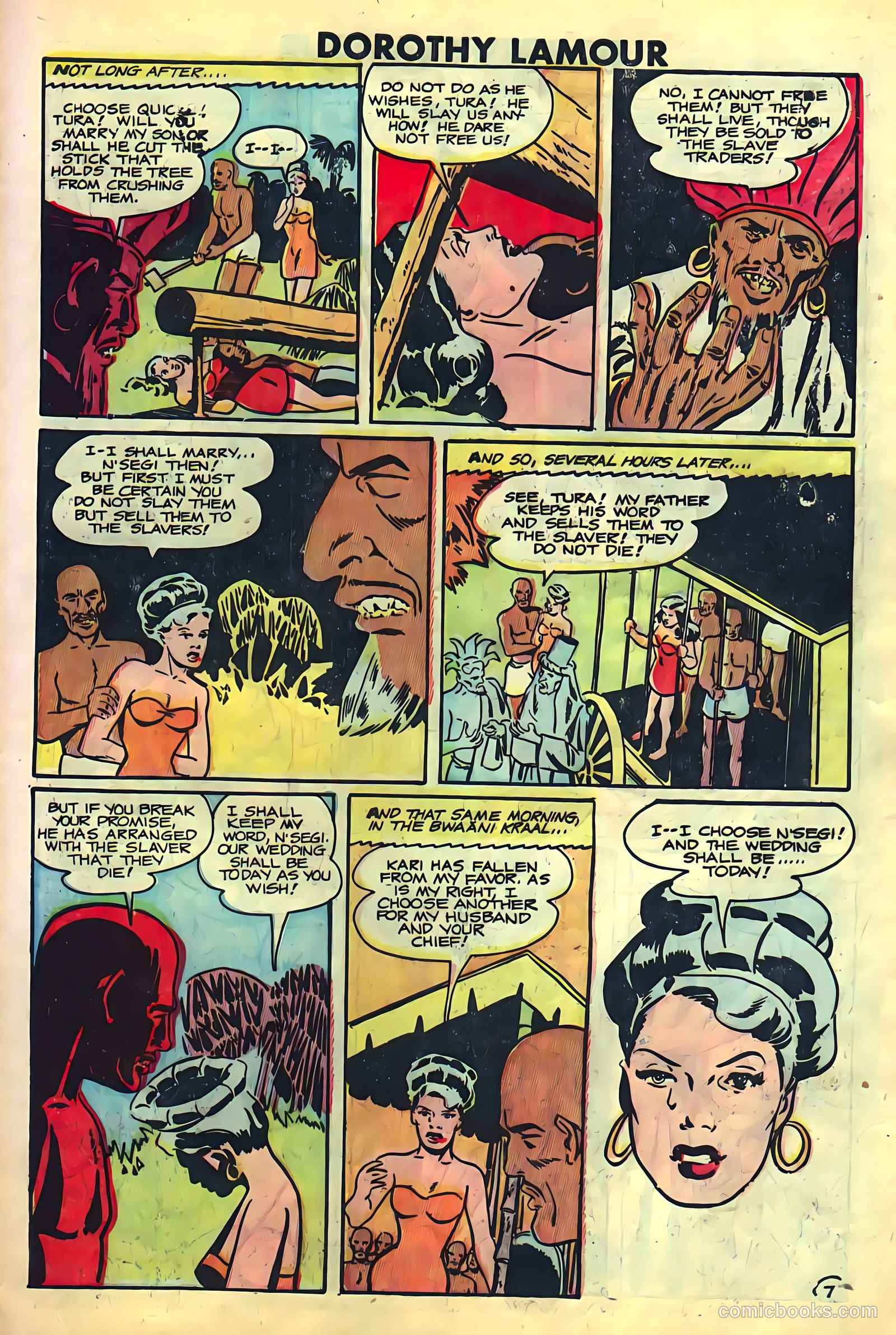 Dorothy Lamour #2 (1950) — page 31 of 36