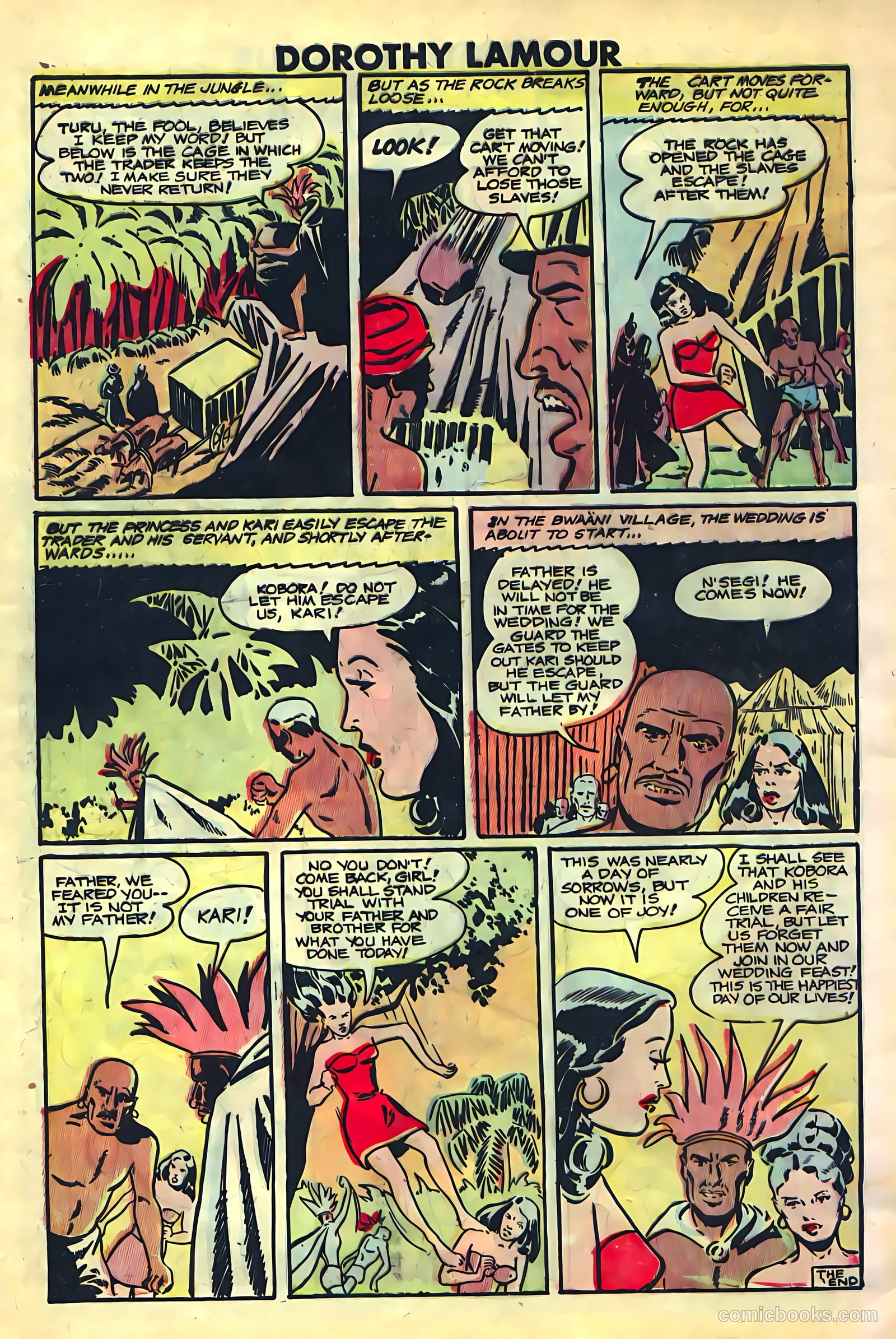 Dorothy Lamour #2 (1950) — page 32 of 36