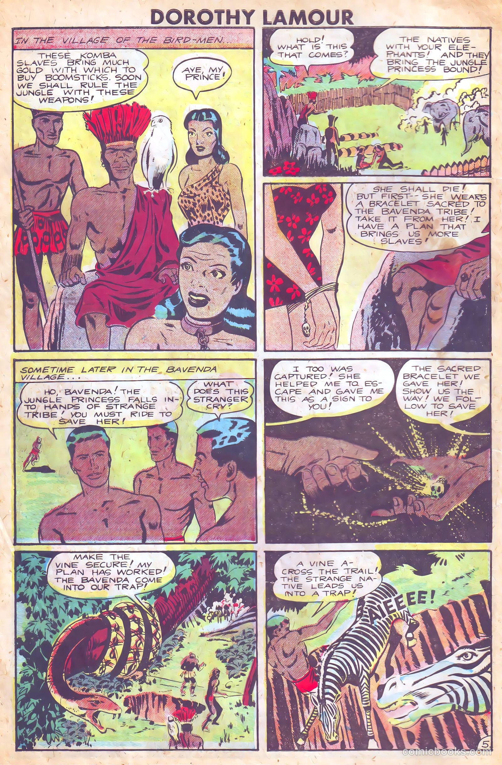 Dorothy Lamour #3 (1950) — page 6 of 36