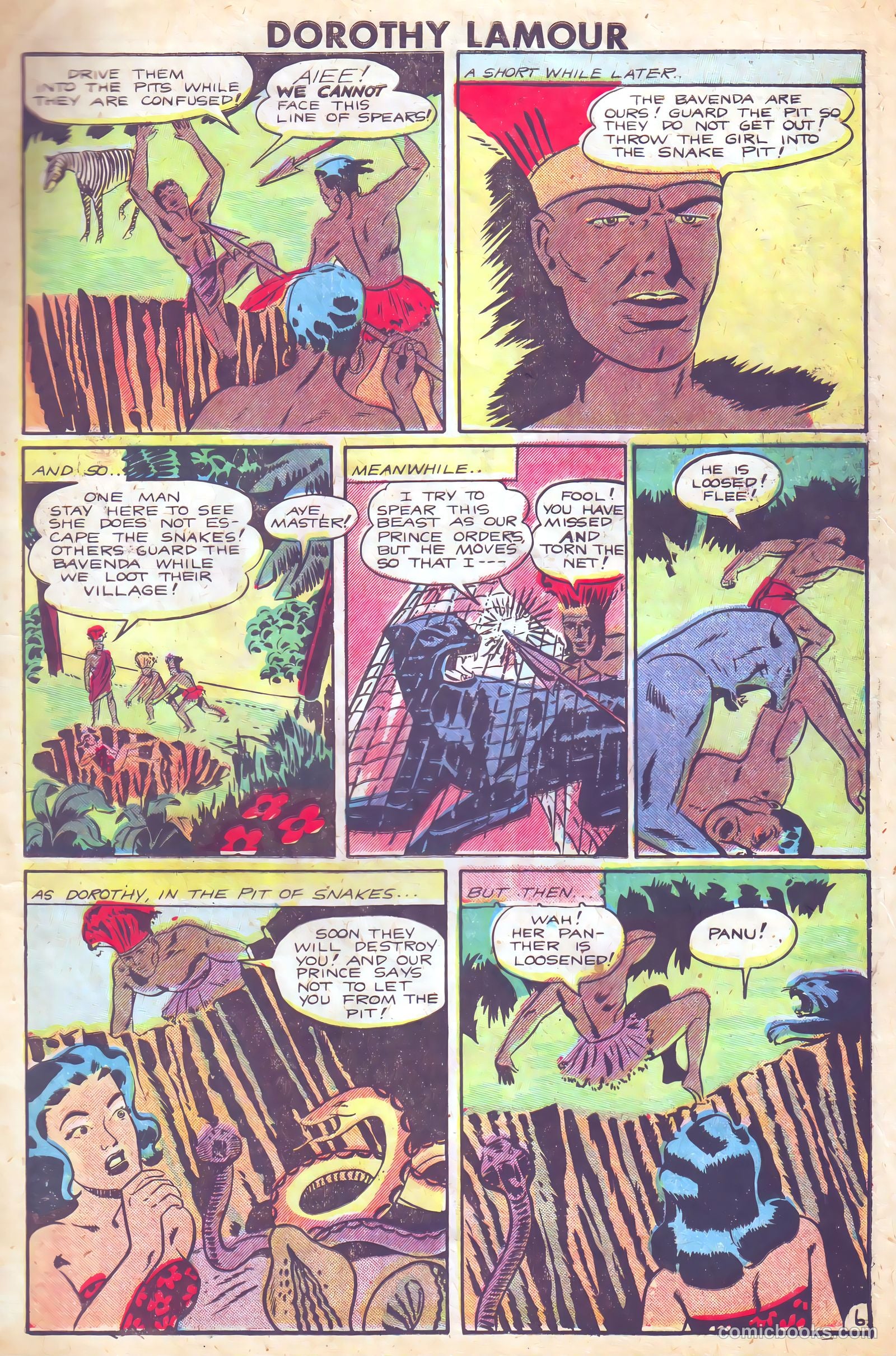 Dorothy Lamour #3 (1950) — page 7 of 36