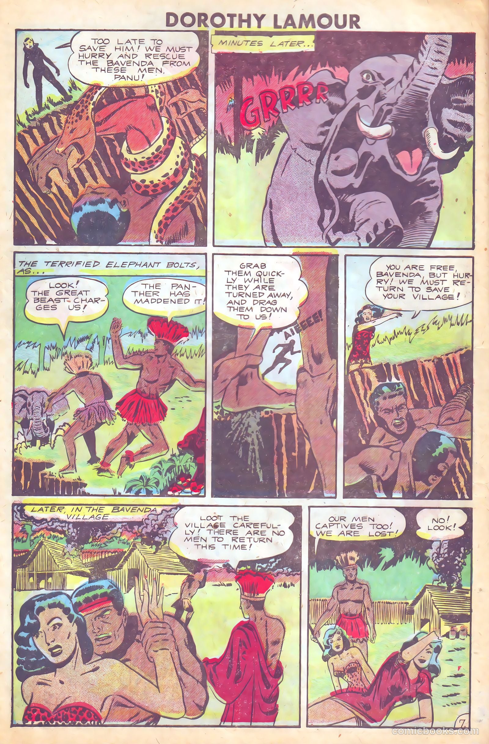 Dorothy Lamour #3 (1950) — page 8 of 36