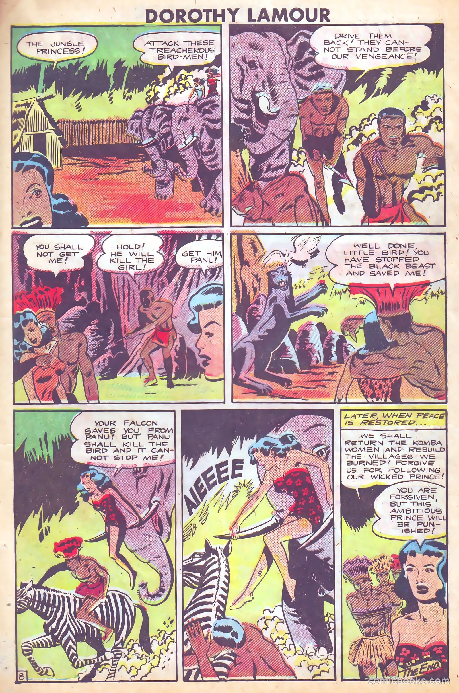 Dorothy Lamour #3 (1950) — page 9 of 36