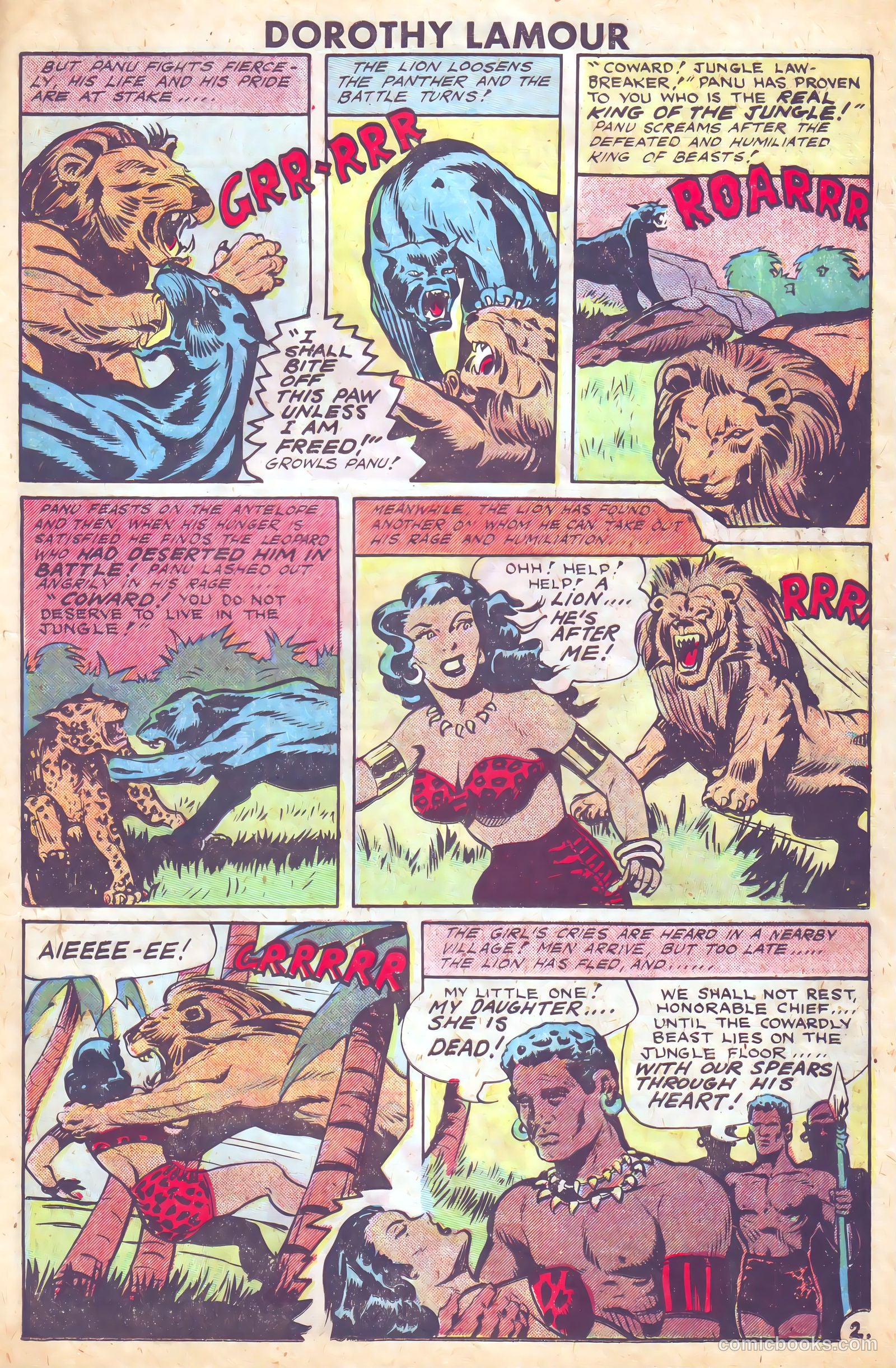 Dorothy Lamour #3 (1950) — page 11 of 36