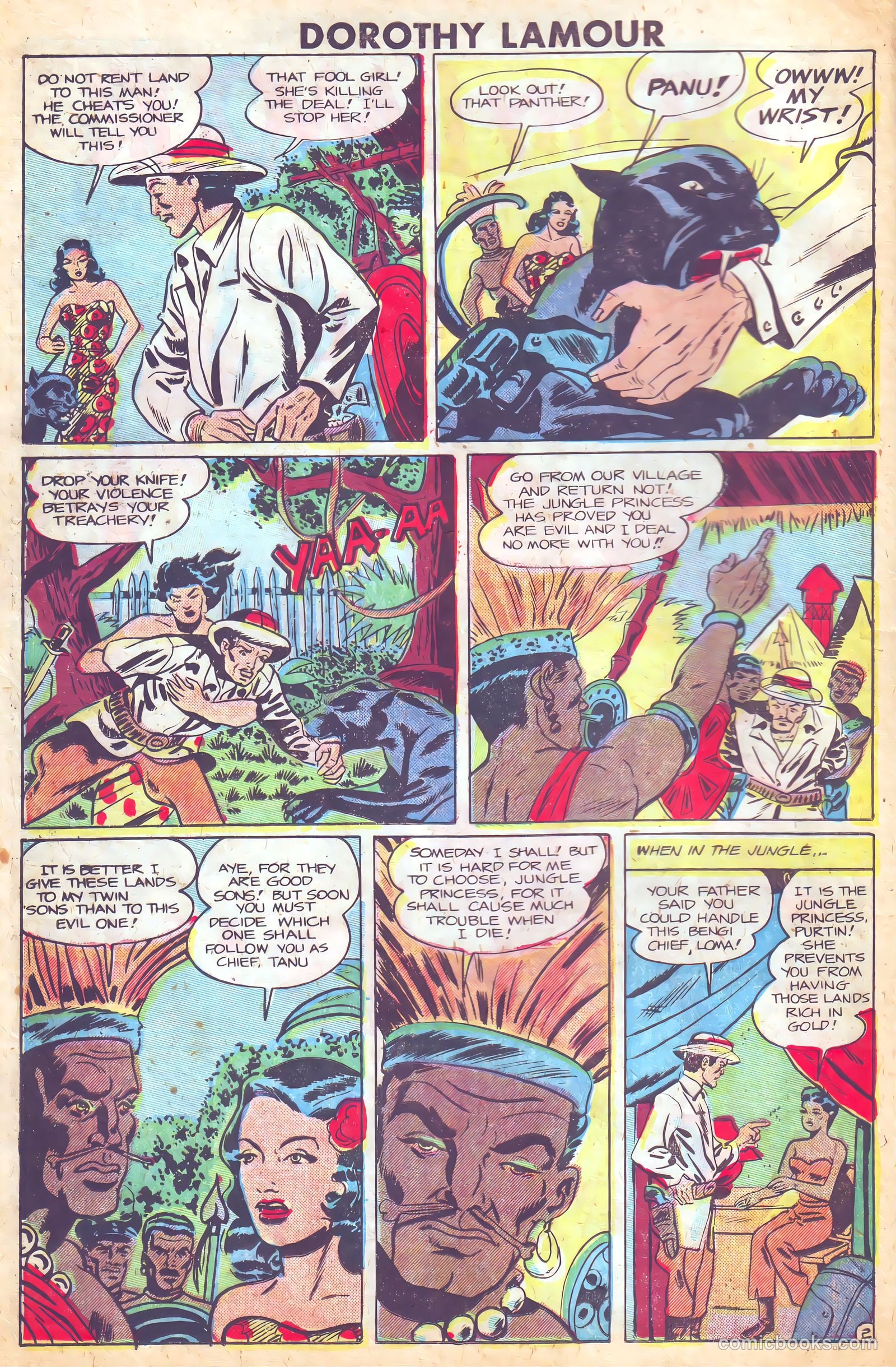 Dorothy Lamour #3 (1950) — page 14 of 36