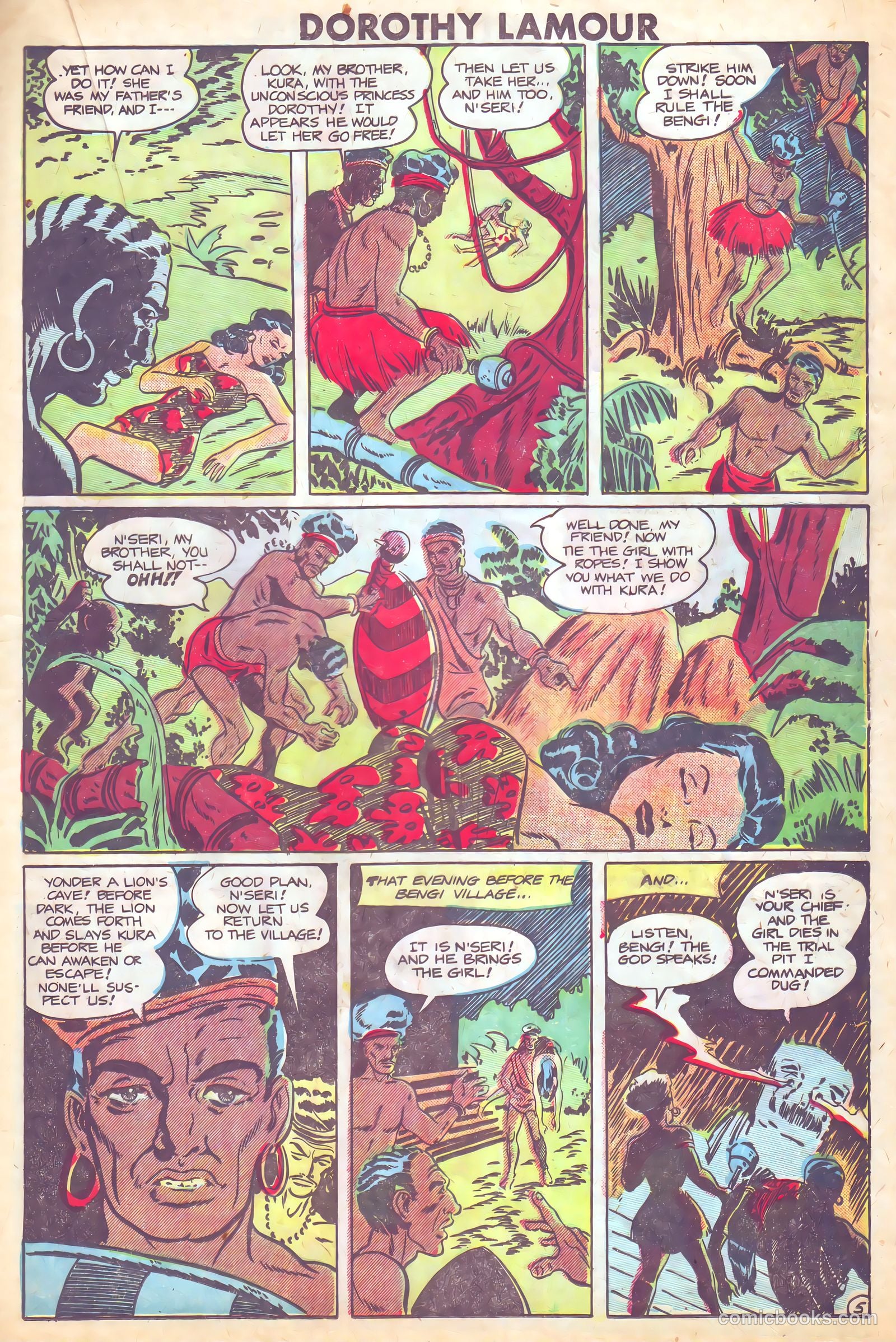 Dorothy Lamour #3 (1950) — page 17 of 36