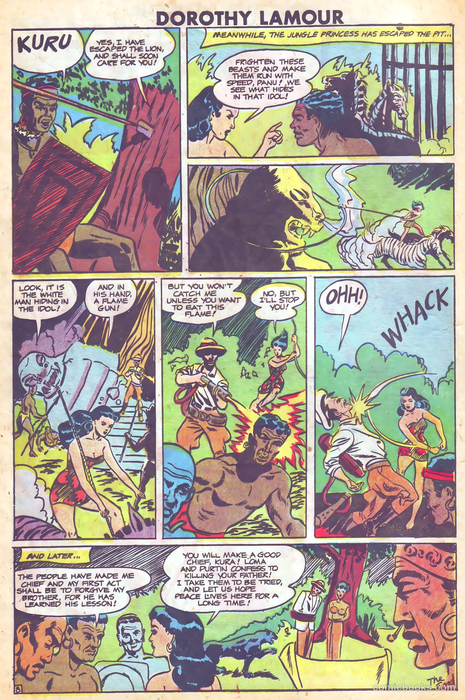 Dorothy Lamour #3 (1950) — page 20 of 36