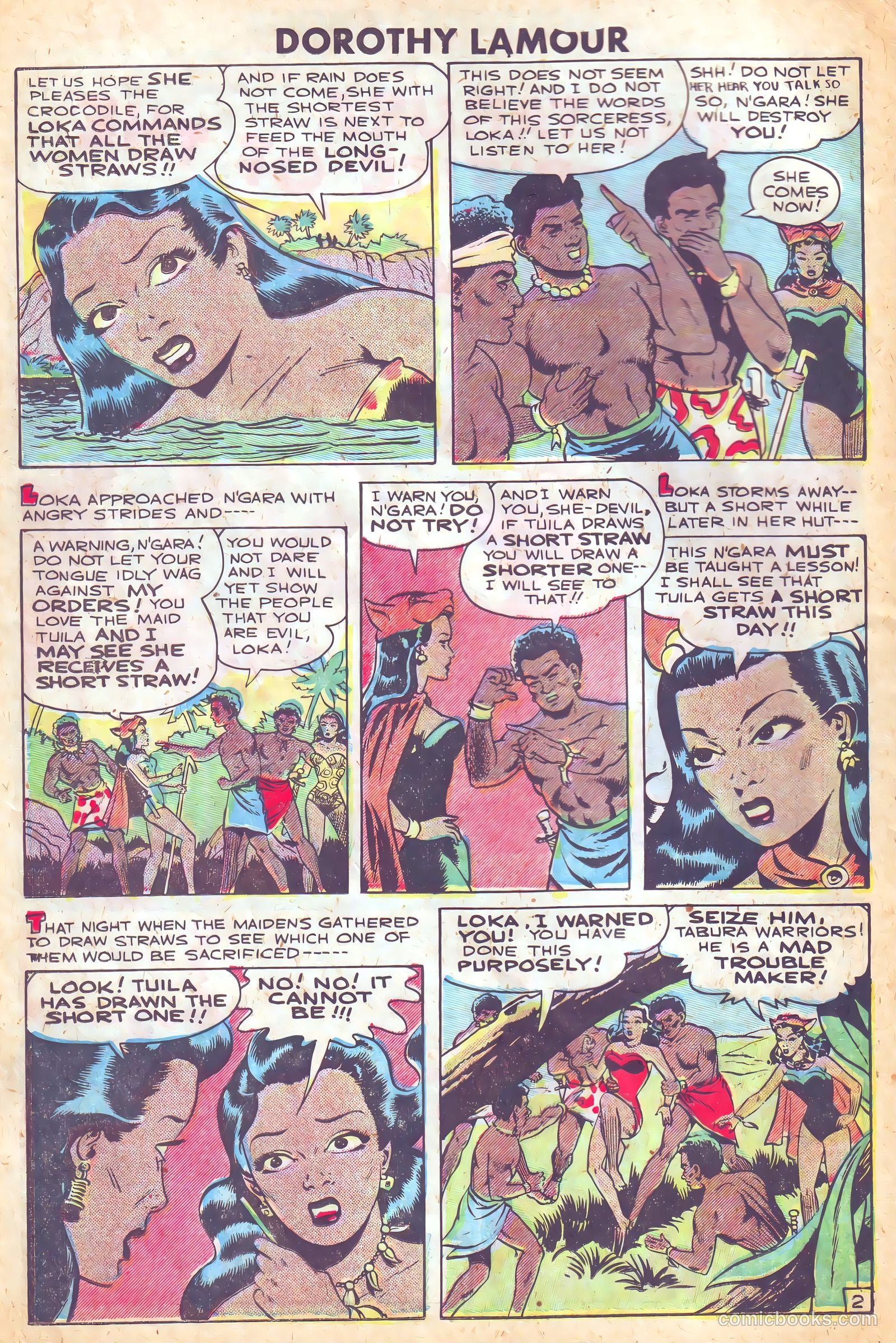 Dorothy Lamour #3 (1950) — page 22 of 36