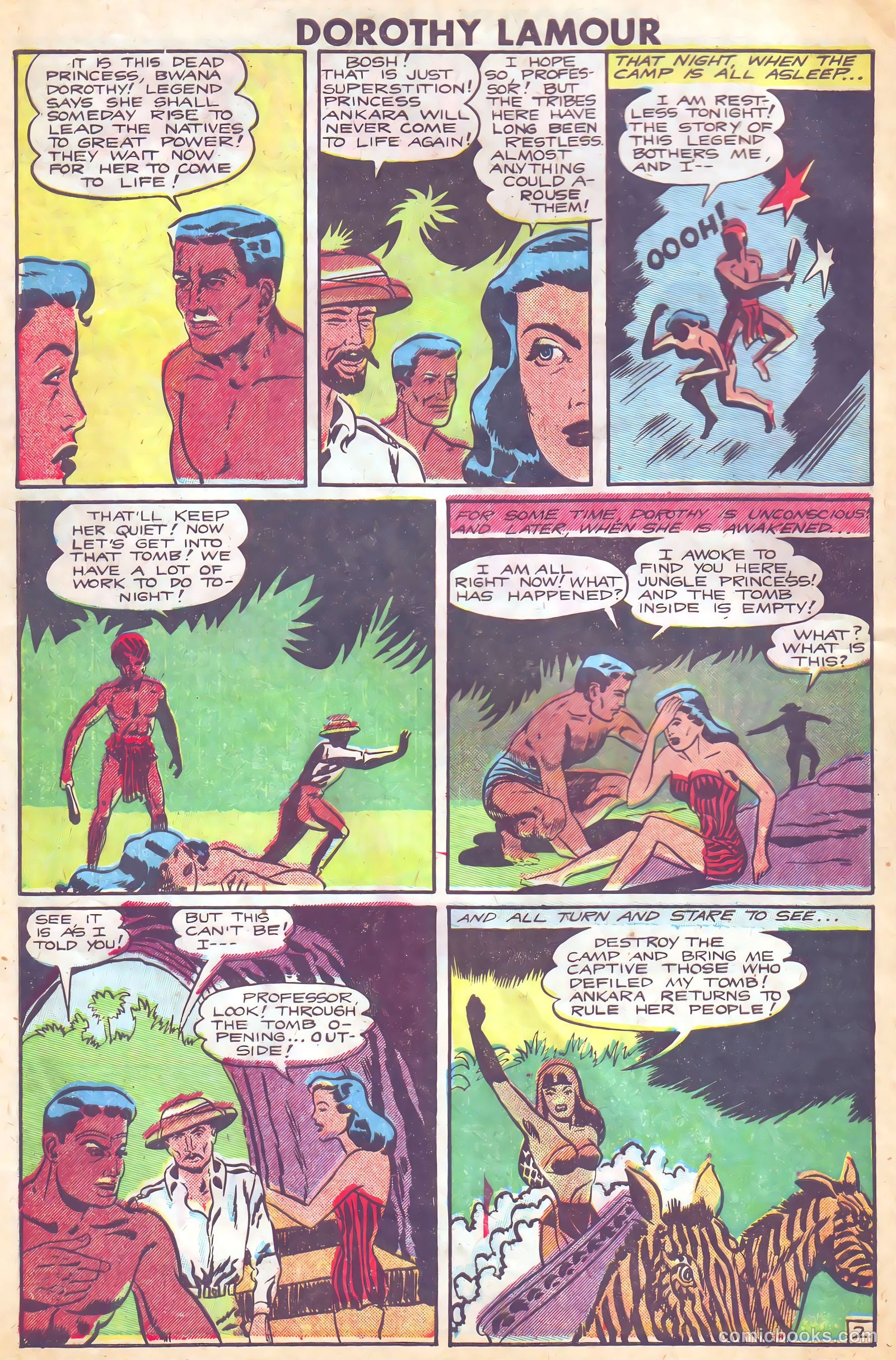 Dorothy Lamour #3 (1950) — page 28 of 36