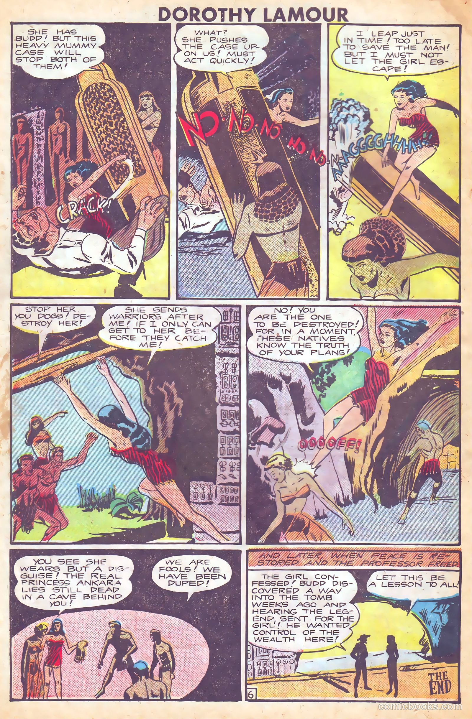 Dorothy Lamour #3 (1950) — page 32 of 36
