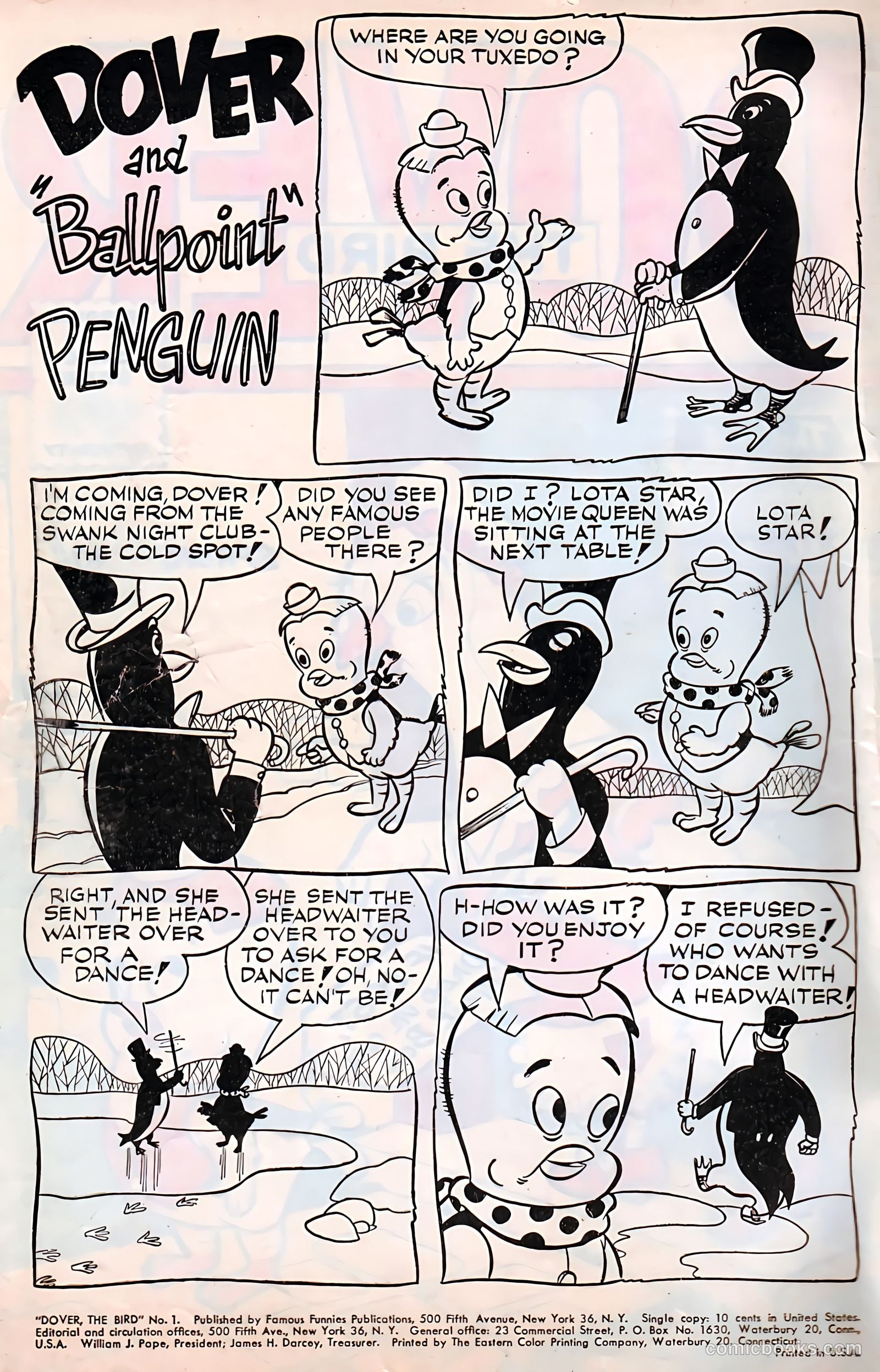 Dover the Bird #1 (1955) — page 2 of 36