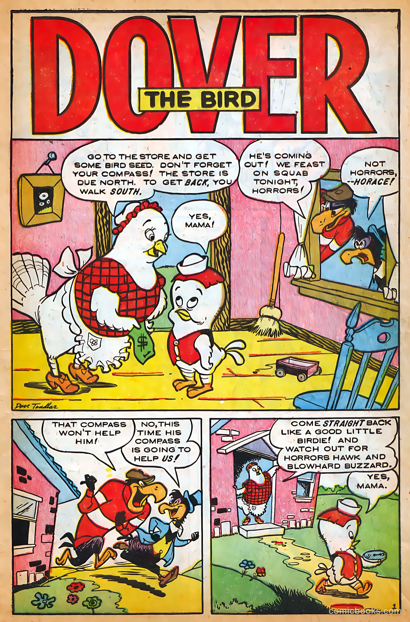 Dover the Bird #1 (1955) — page 3 of 36