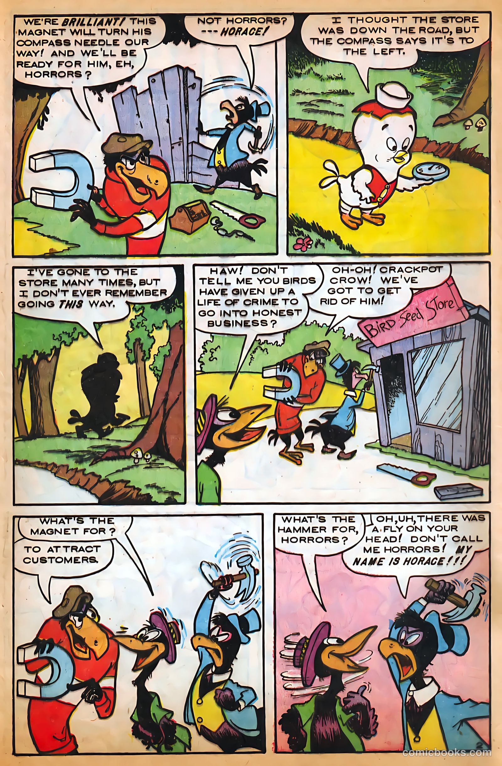 Dover the Bird #1 (1955) — page 4 of 36