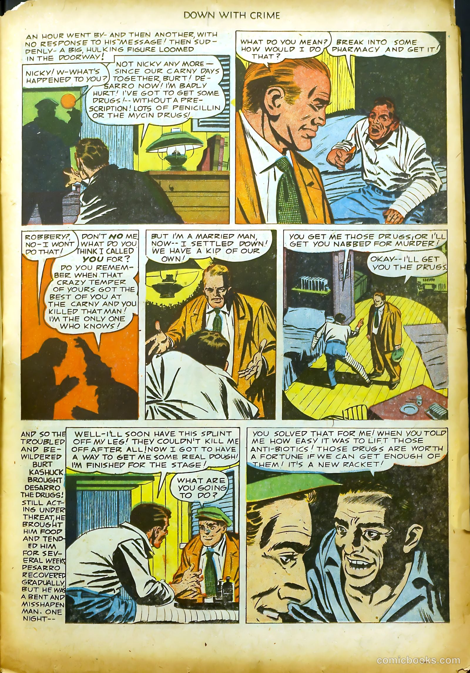 Down with Crime #1 (1951) — page 11 of 36