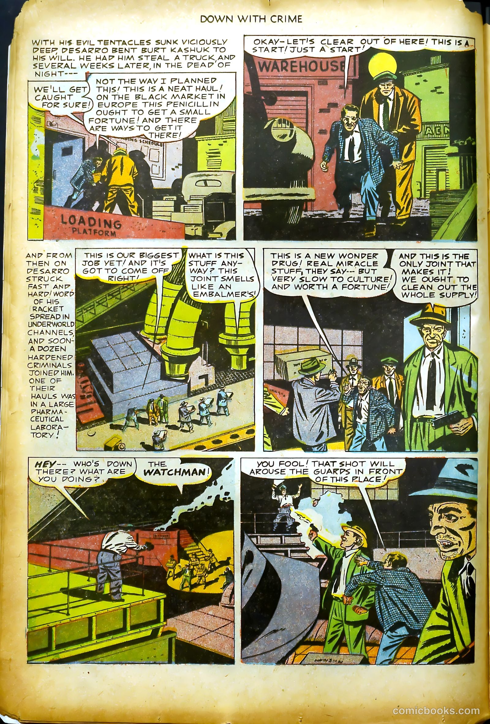 Down with Crime #1 (1951) — page 12 of 36