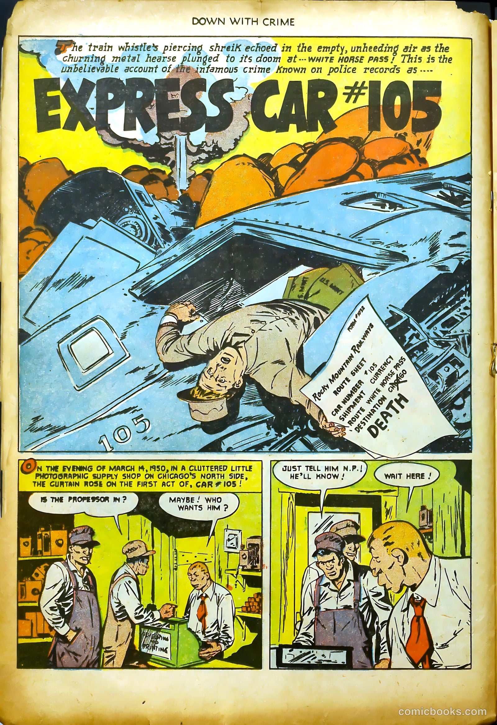 Down with Crime #1 (1951) — page 16 of 36
