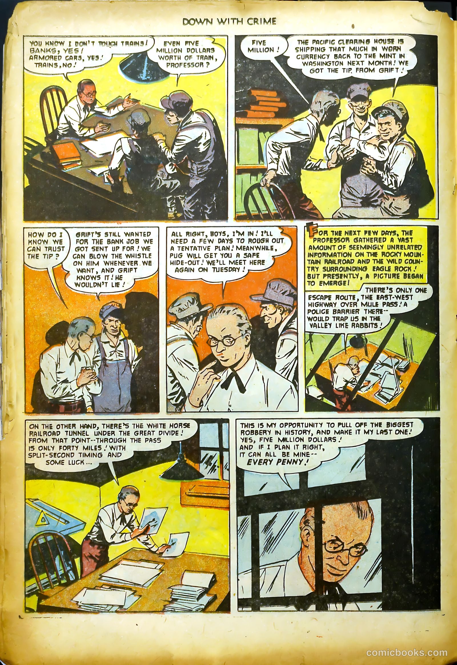 Down with Crime #1 (1951) — page 18 of 36