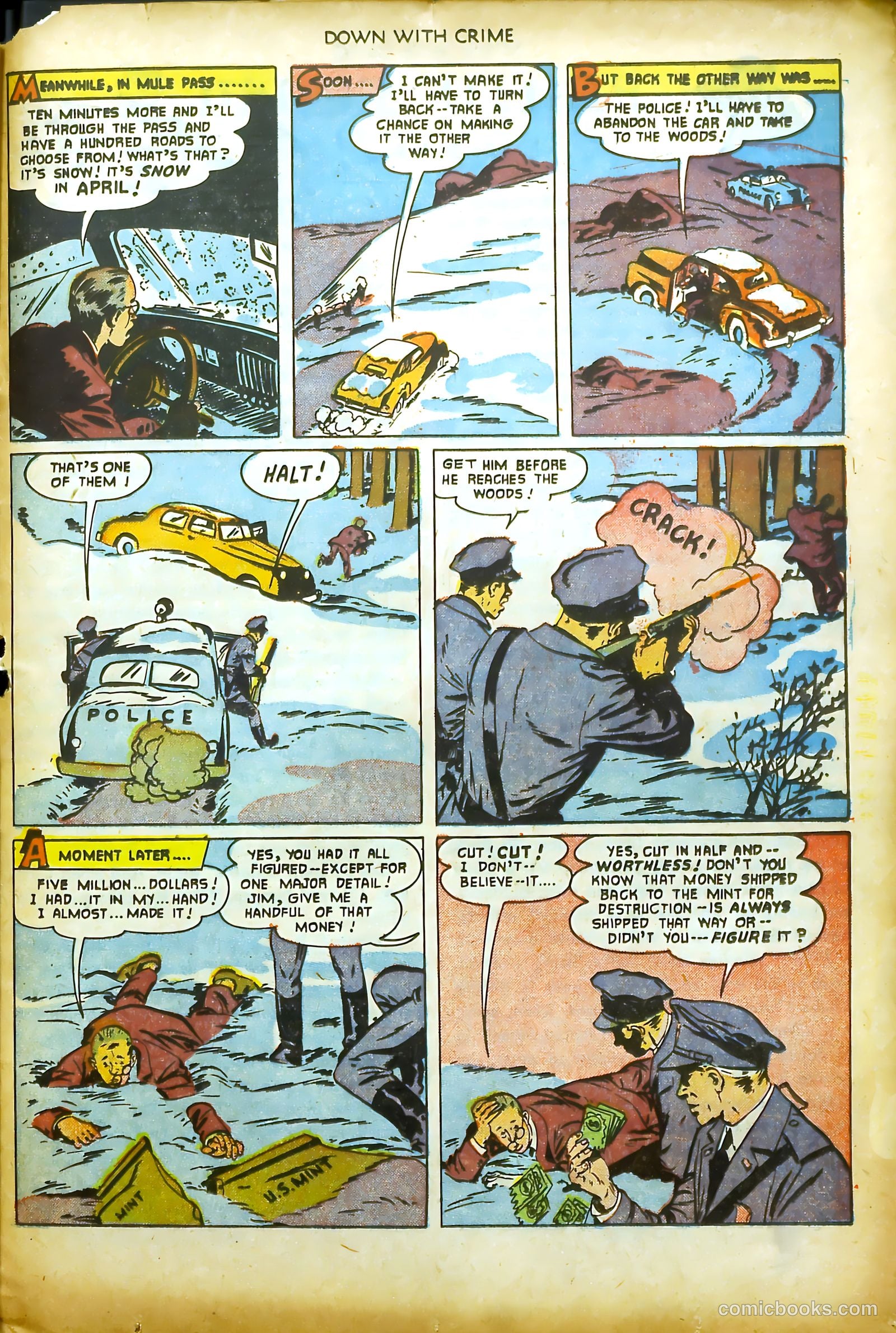 Down with Crime #1 (1951) — page 25 of 36