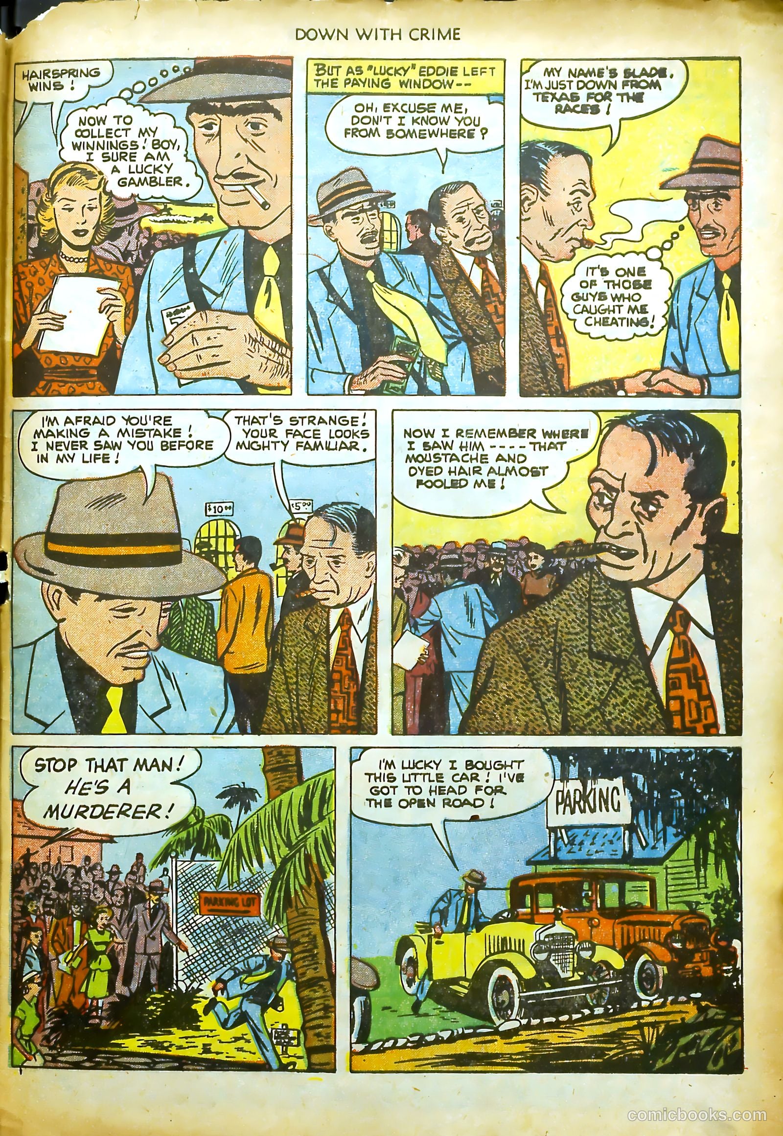 Down with Crime #1 (1951) — page 33 of 36