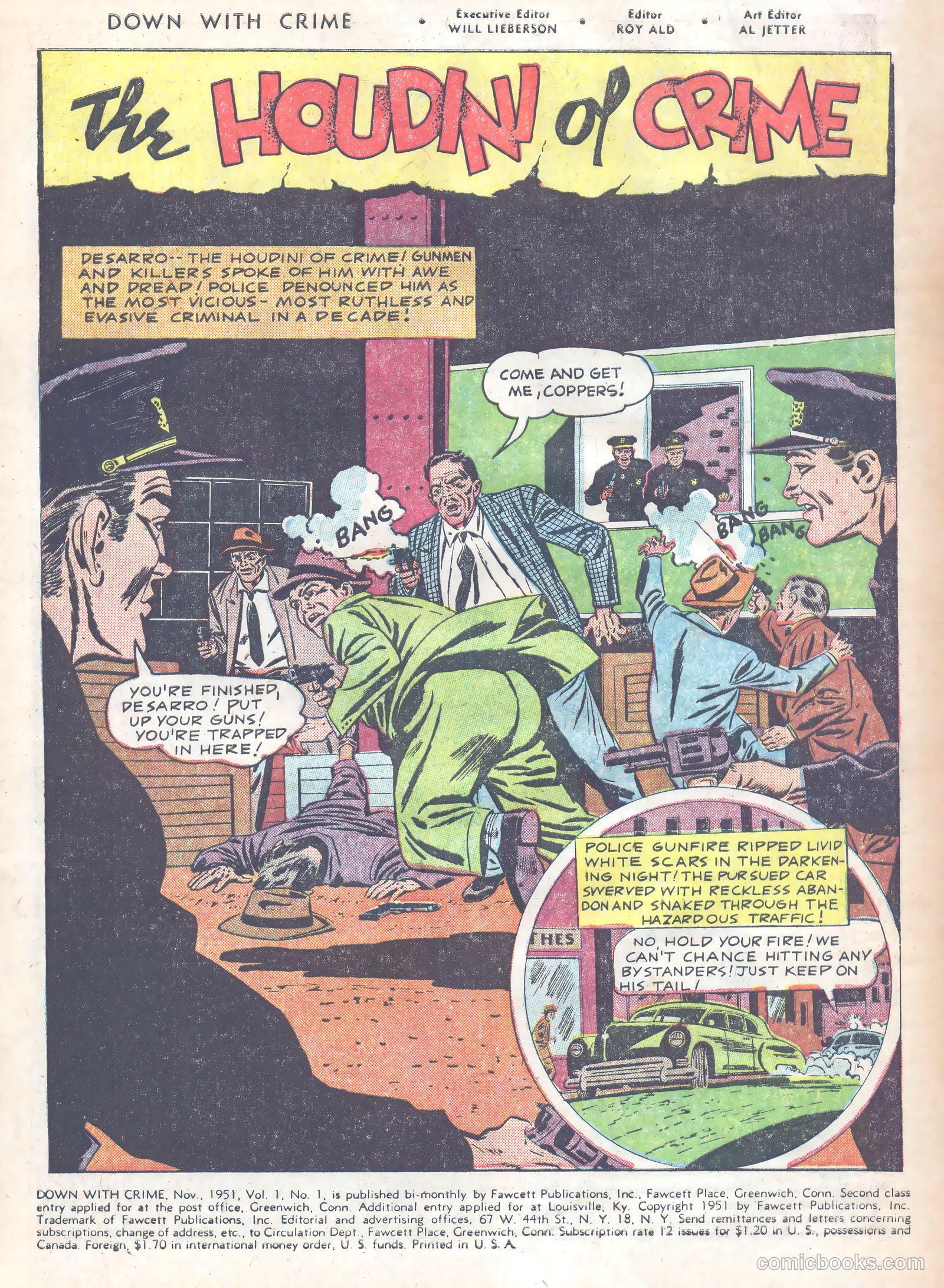 Down with Crime #1 (1951) — page 3 of 36