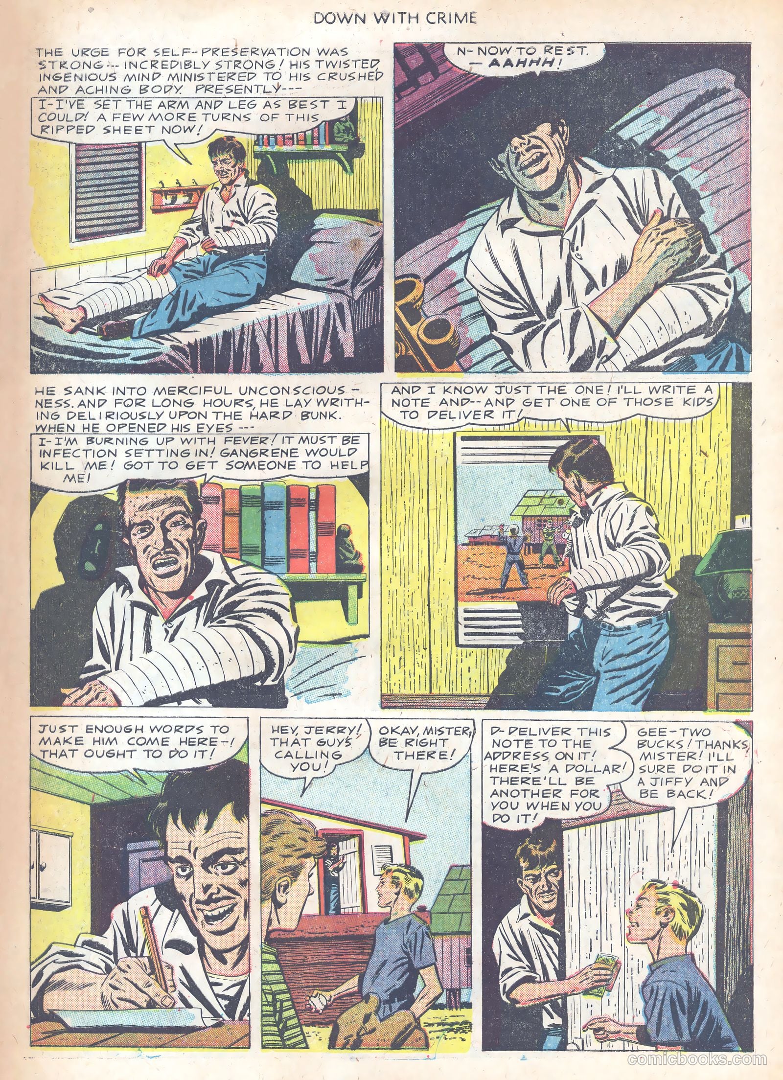 Down with Crime #1 (1951) — page 10 of 36
