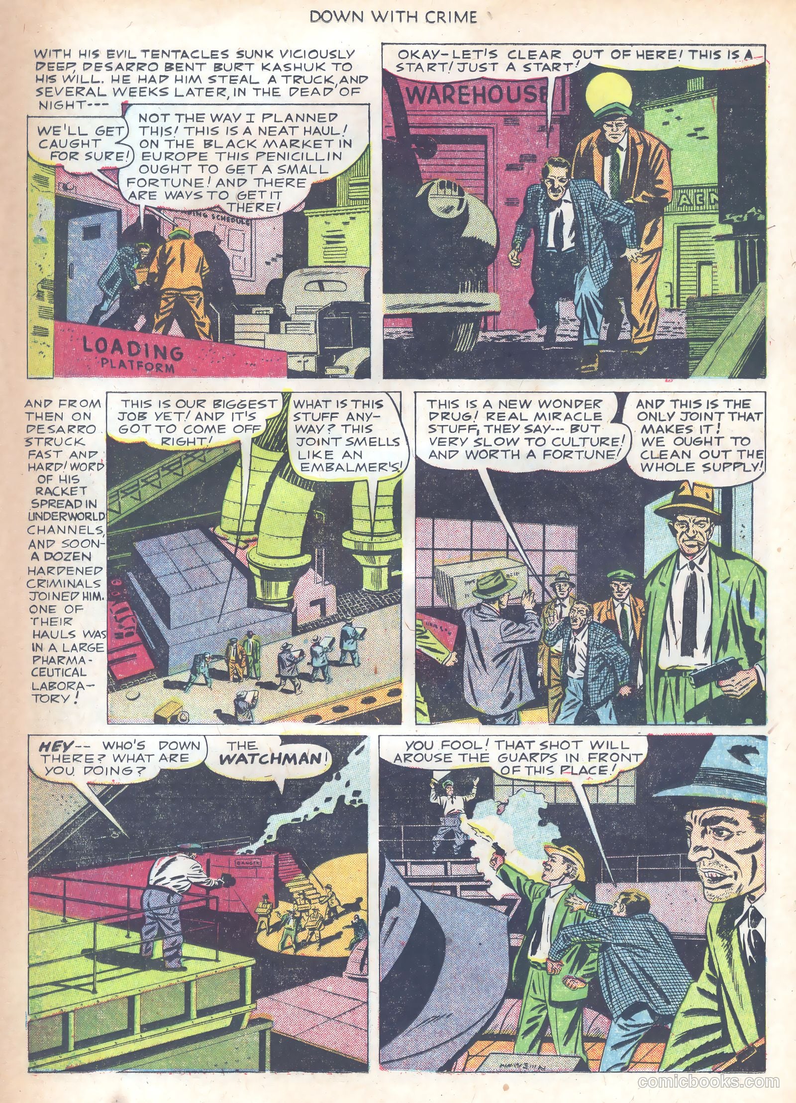 Down with Crime #1 (1951) — page 12 of 36