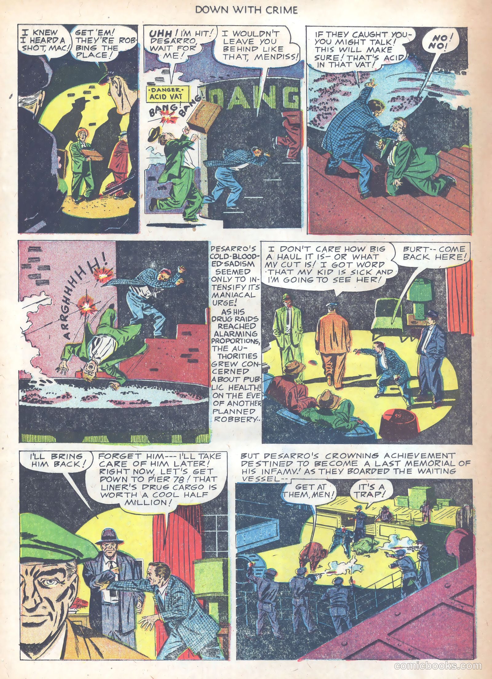 Down with Crime #1 (1951) — page 13 of 36