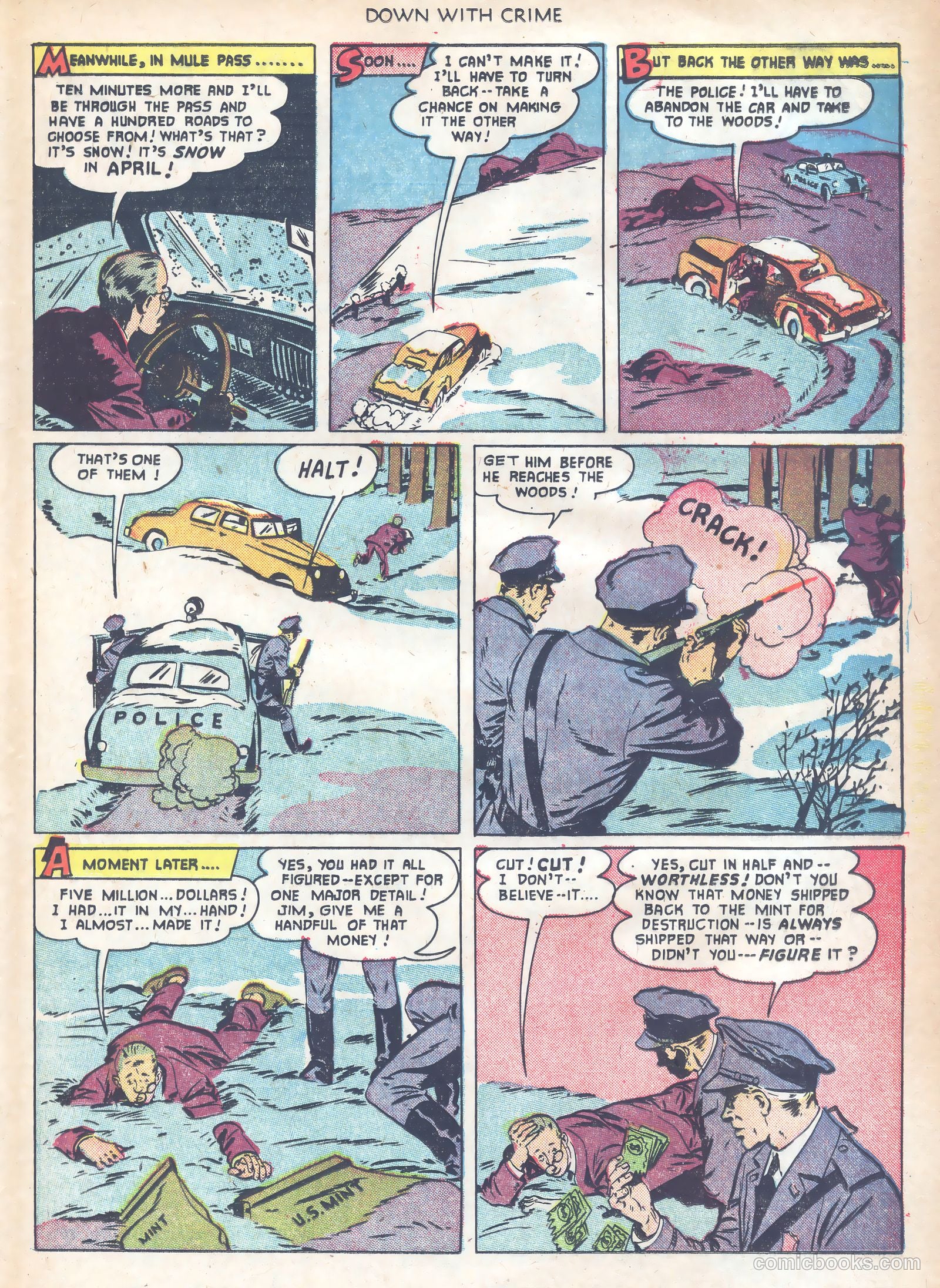 Down with Crime #1 (1951) — page 25 of 36