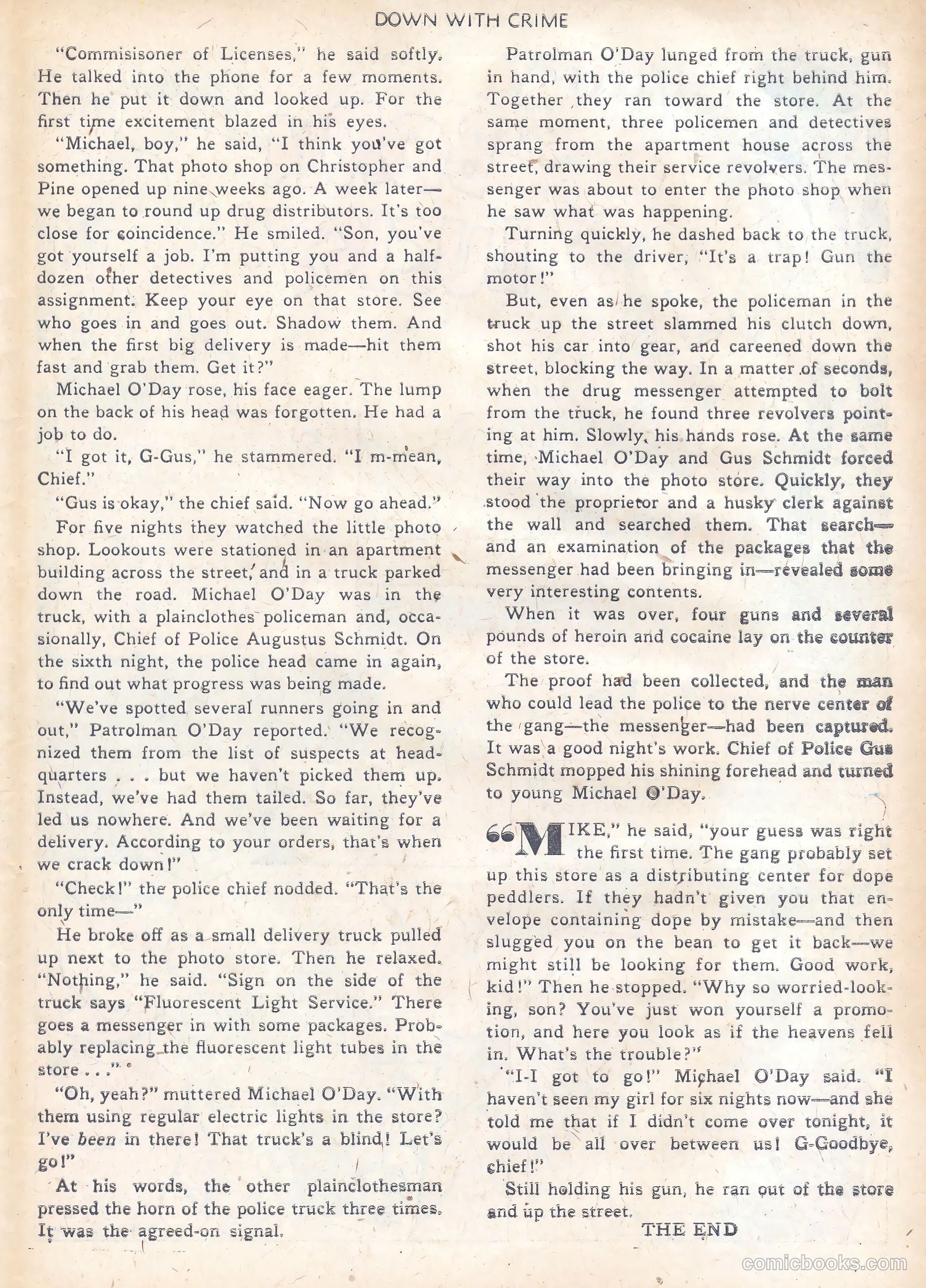 Down with Crime #1 (1951) — page 27 of 36