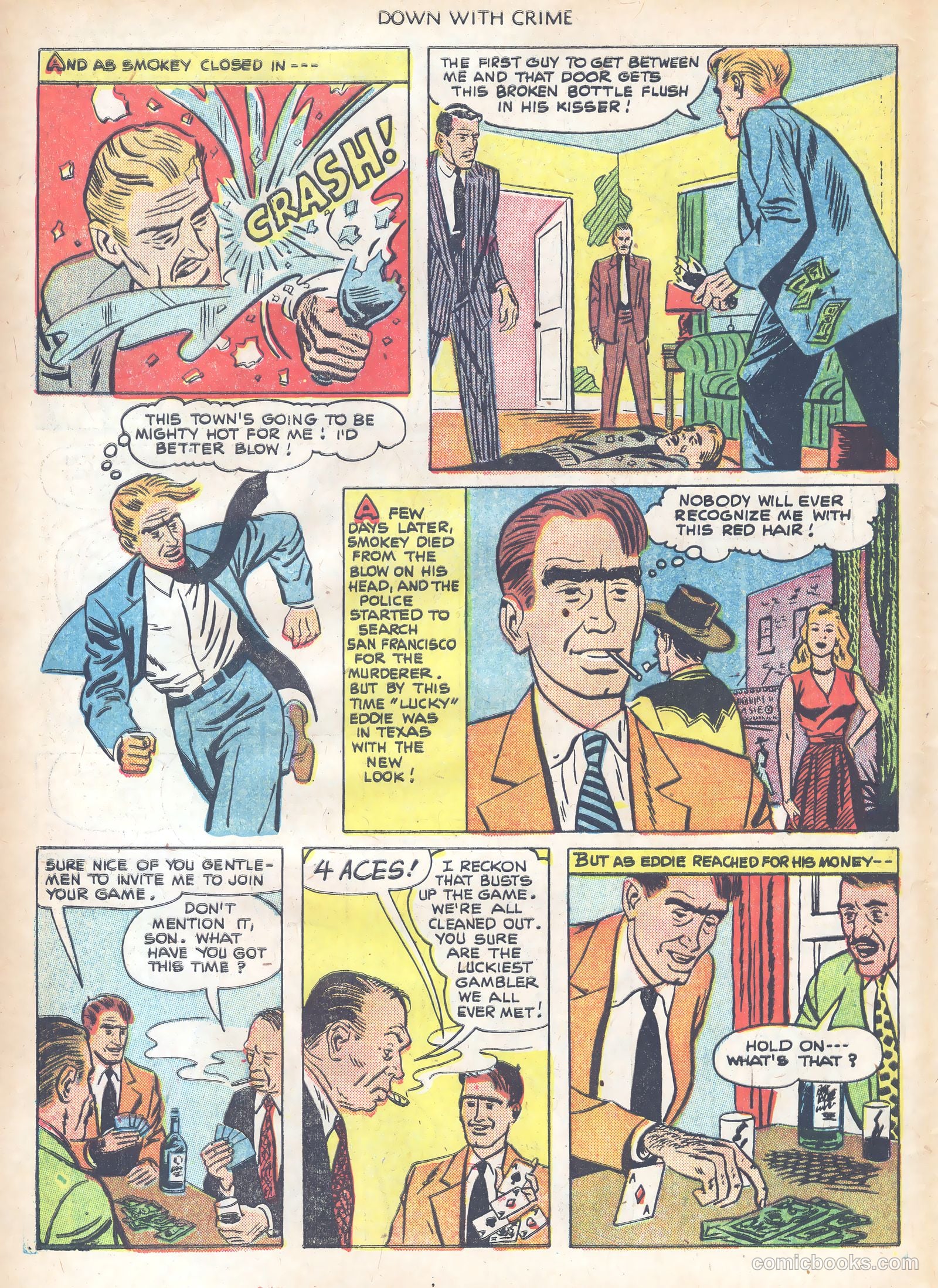 Down with Crime #1 (1951) — page 30 of 36